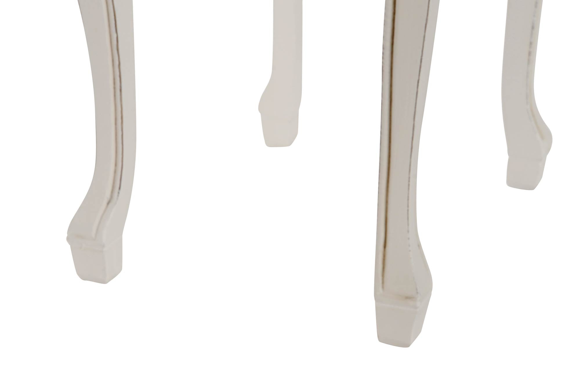 Mesita Auxiliar Set 3 Paulownia 60X40X66 Blanco