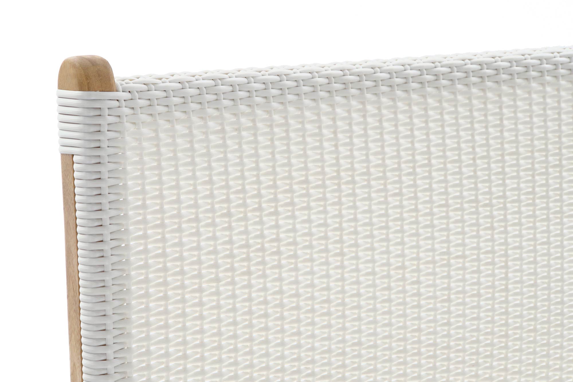 Teak Pvc Armchair 65X80X68 White