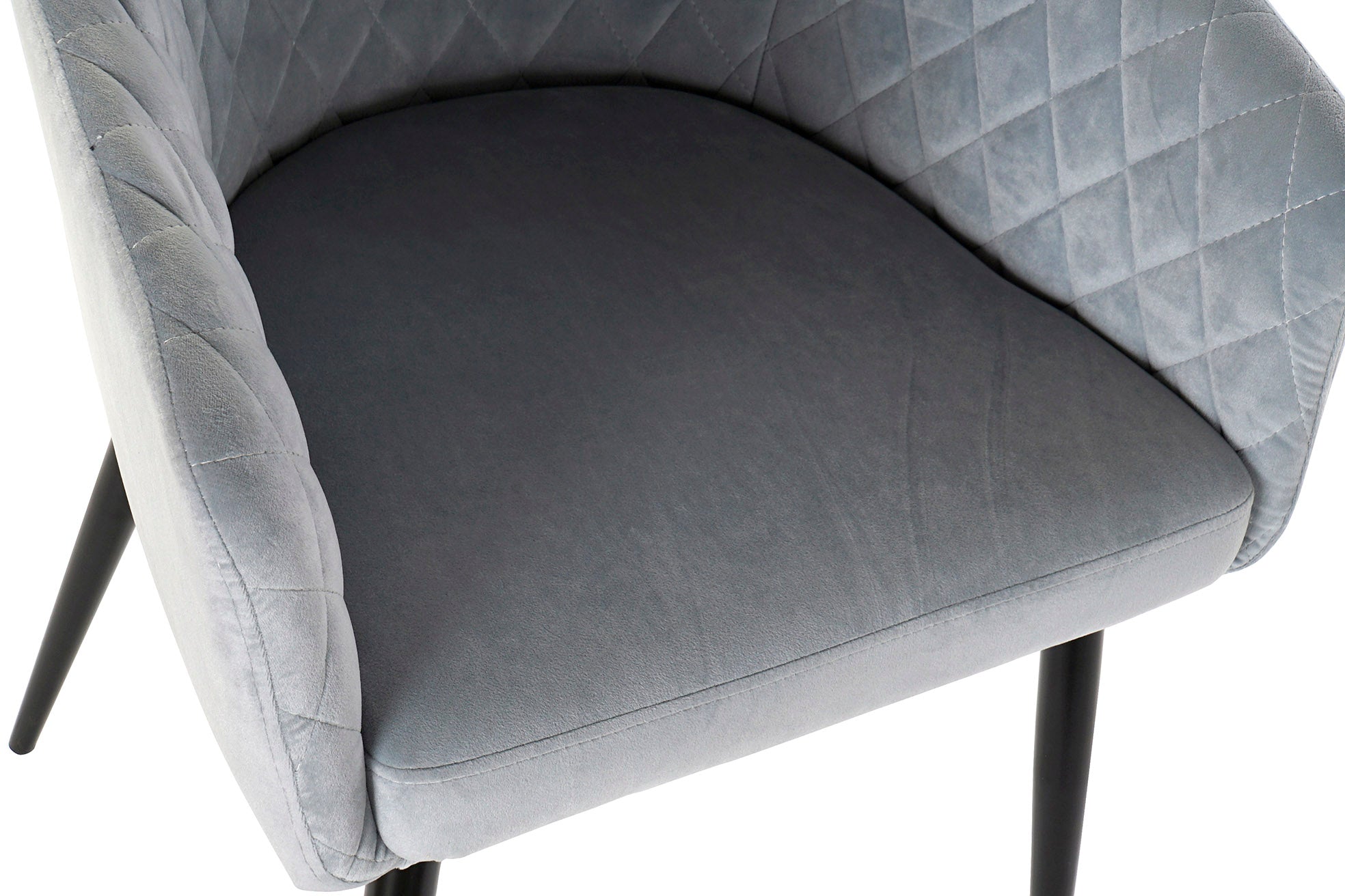 Cadeira de metal de poliéster 56X60X90 Veludo