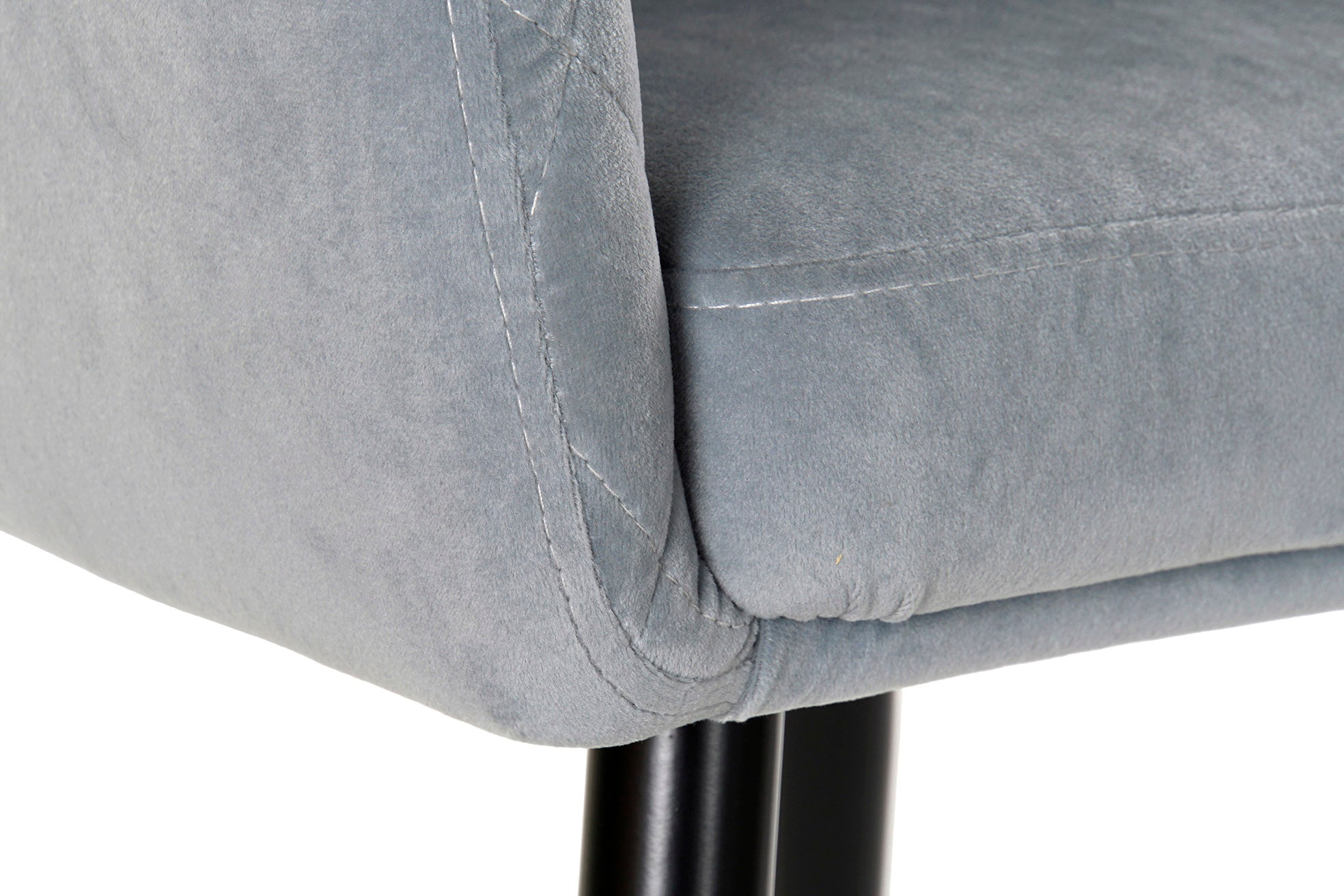 Cadeira de metal de poliéster 56X60X90 Veludo