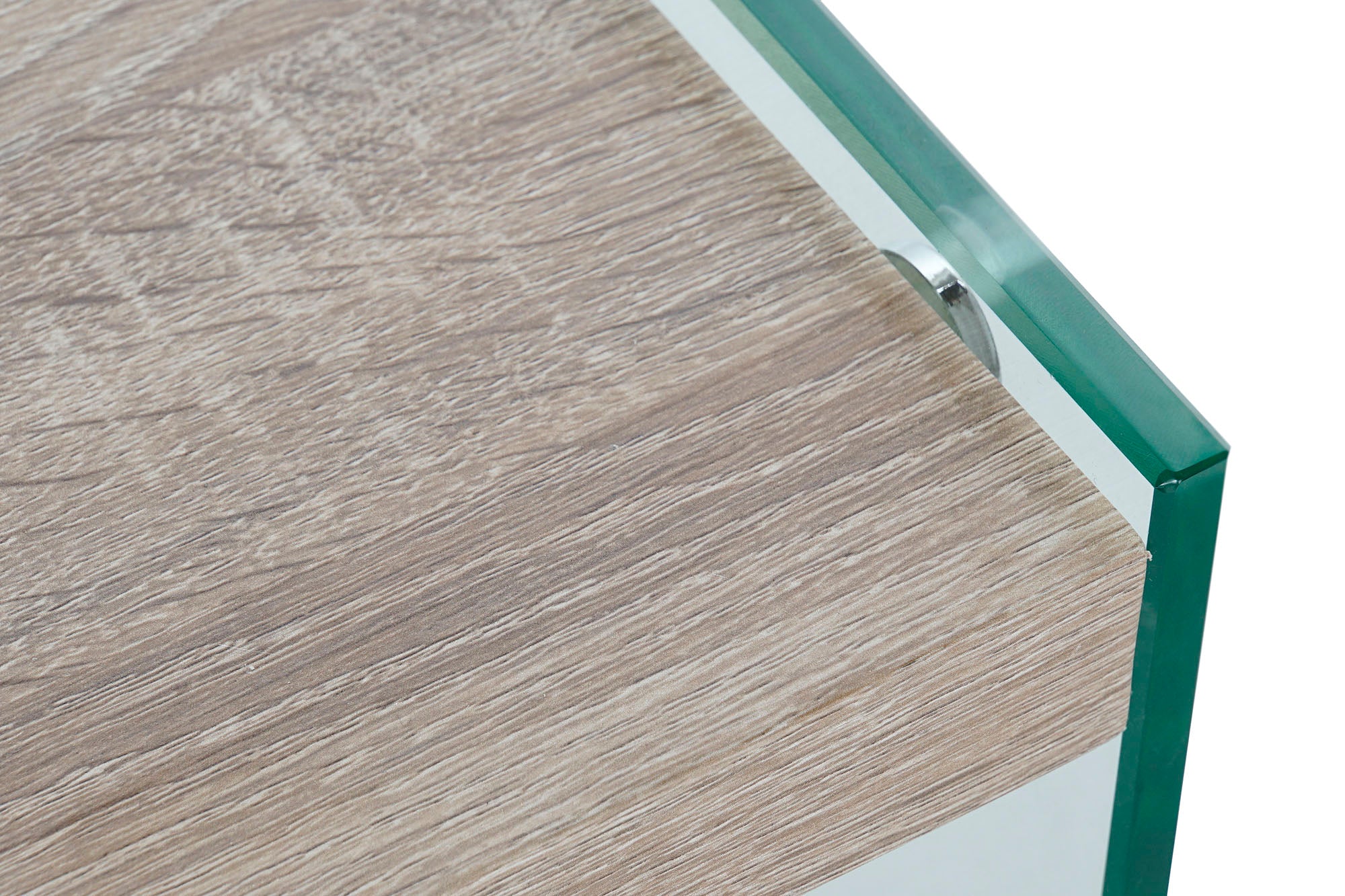 Mesa Centro Cristal Mdf 130X65X35,5 Templado