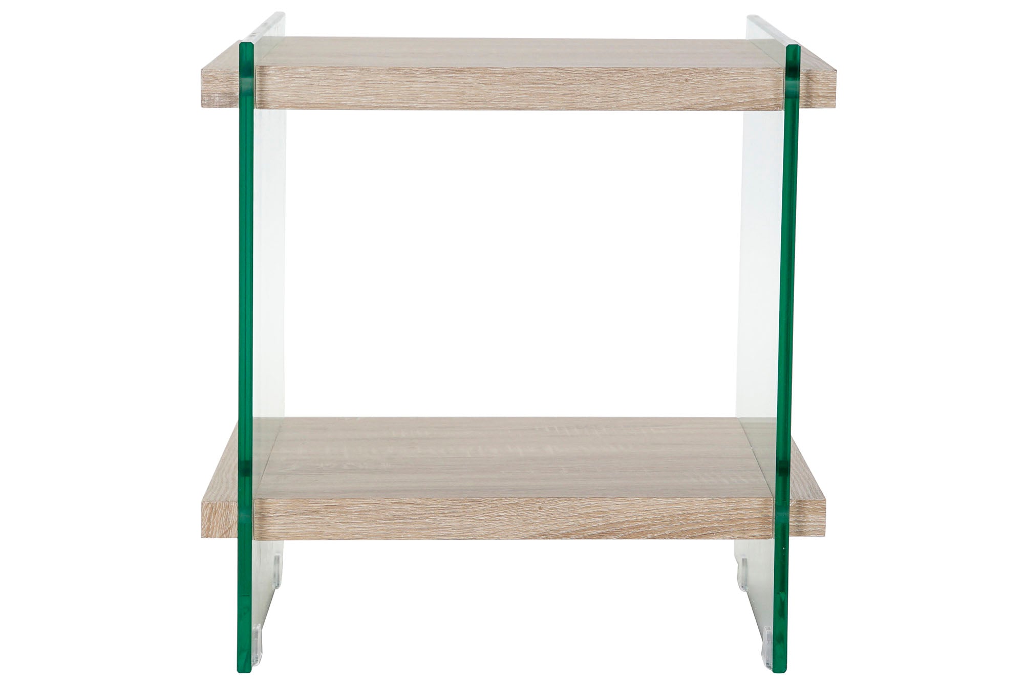 Mesita De Noche Cristal Mdf 50X50X49 Templado