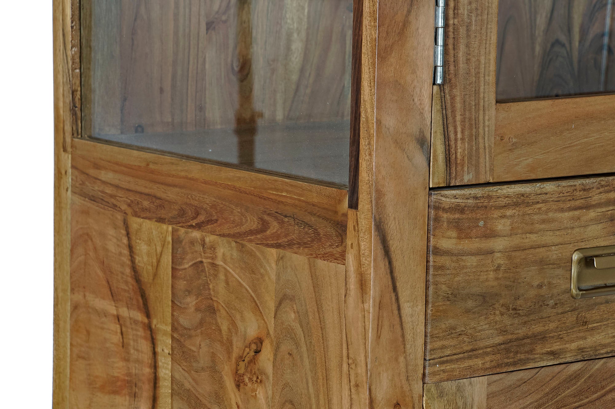 Vitrina Acacia 85X40X190 Natural