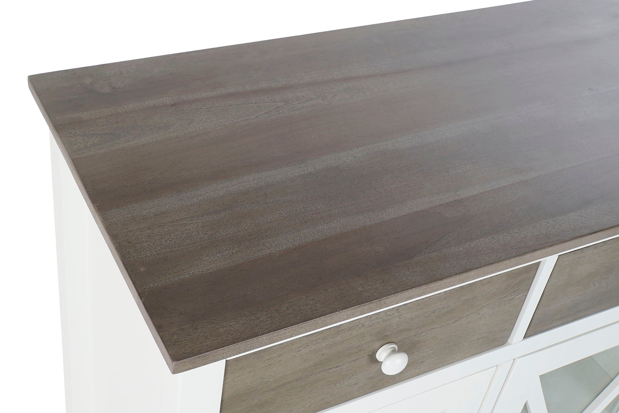 Cajonera Alamo Cristal 80X40X85 Blanco