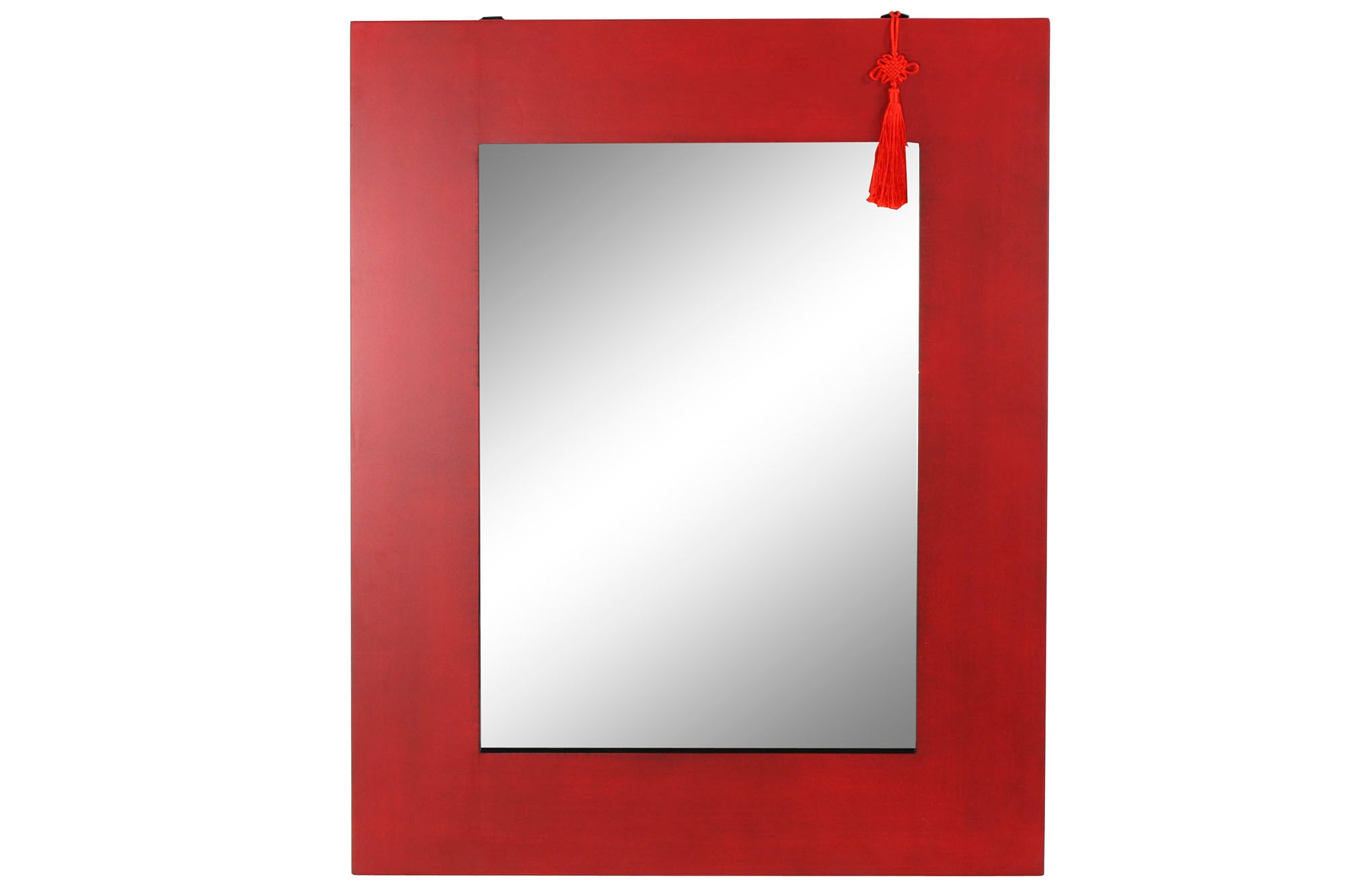 Espejo Abeto Mdf 70X2X90 Rojo