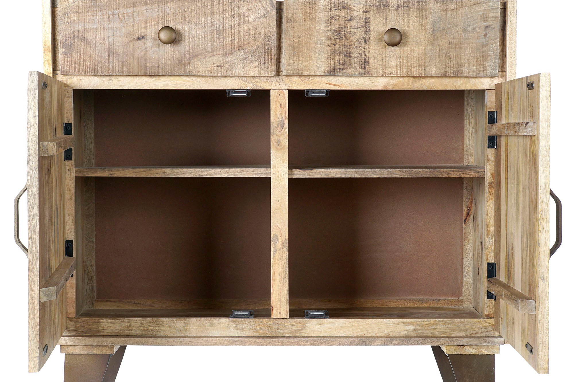 Mango Metal Shelf 95X44X172 Natural Natural