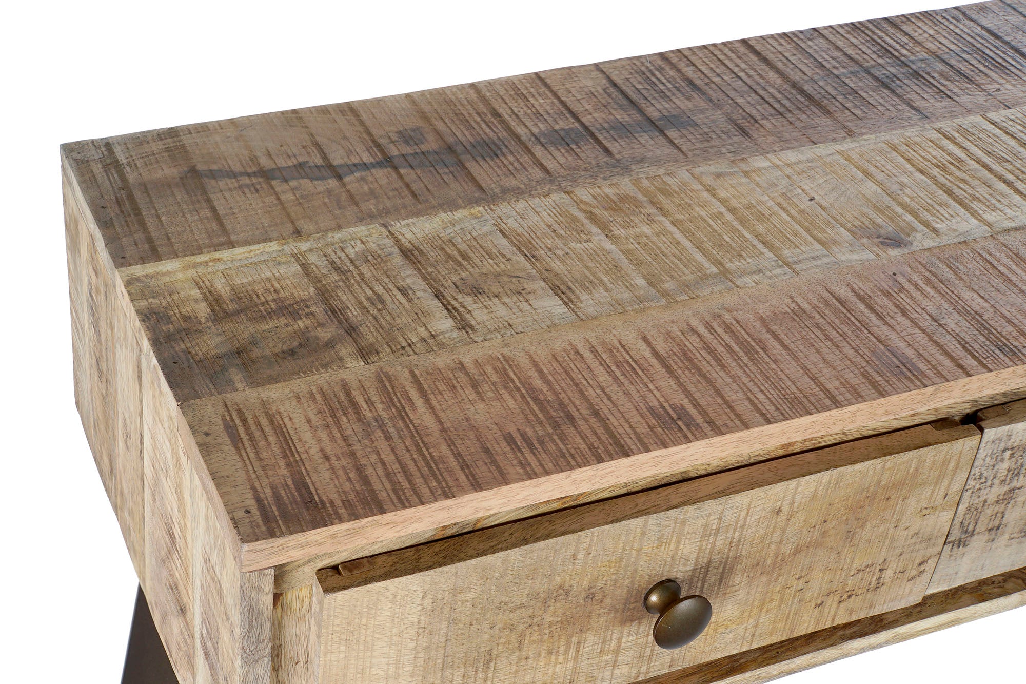Consola Mango Metal 130X40X89 Natural Natural