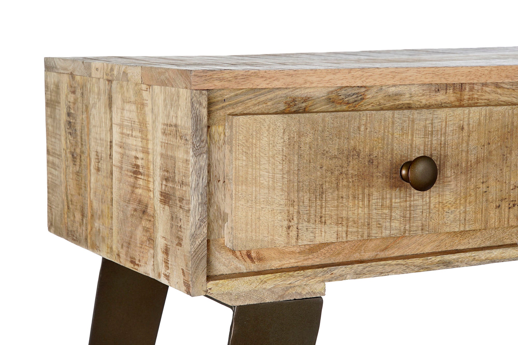 Consola Mango Metal 130X40X89 Natural Natural