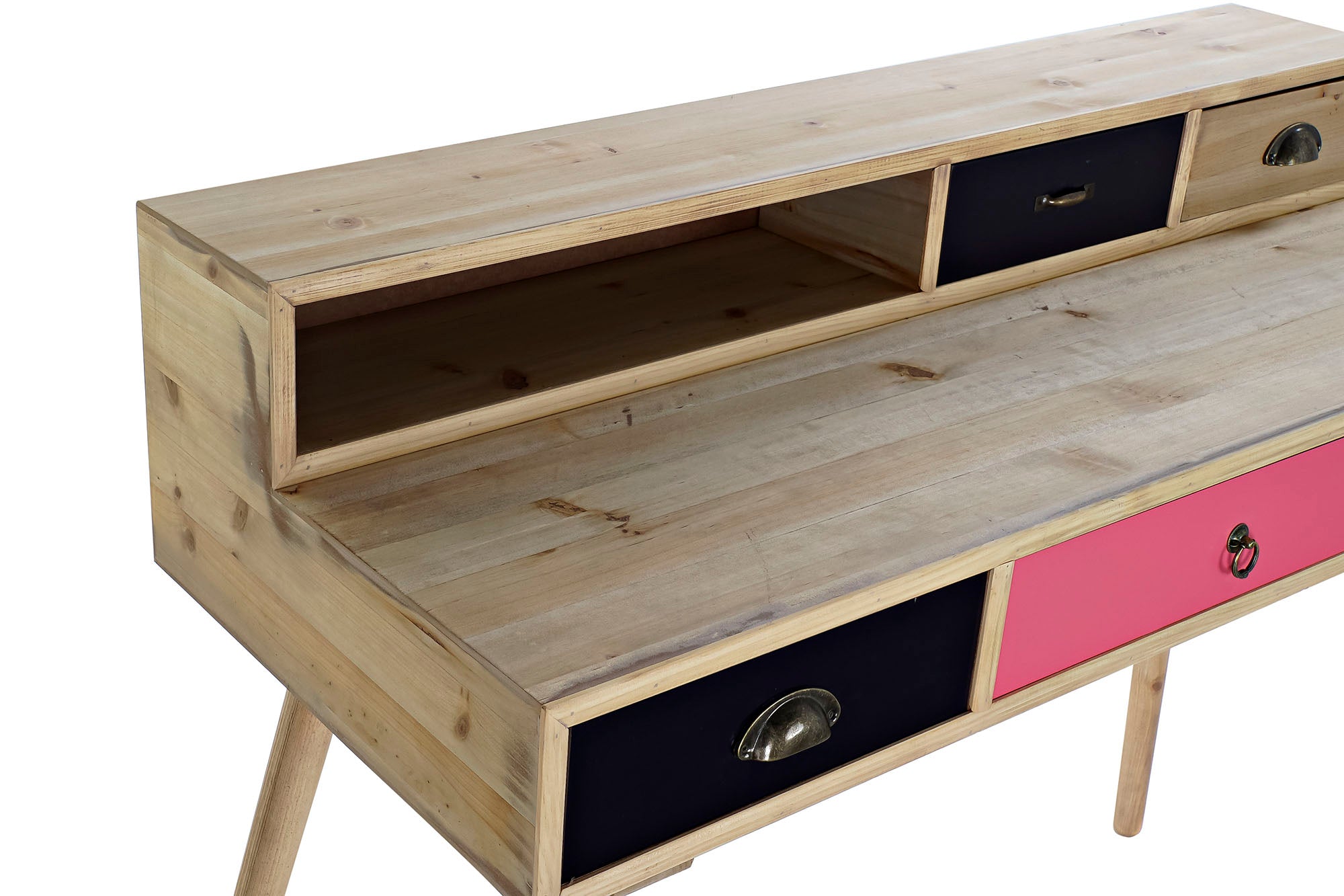 Escritorio Mdf Madera 120X50X98,5 Natural