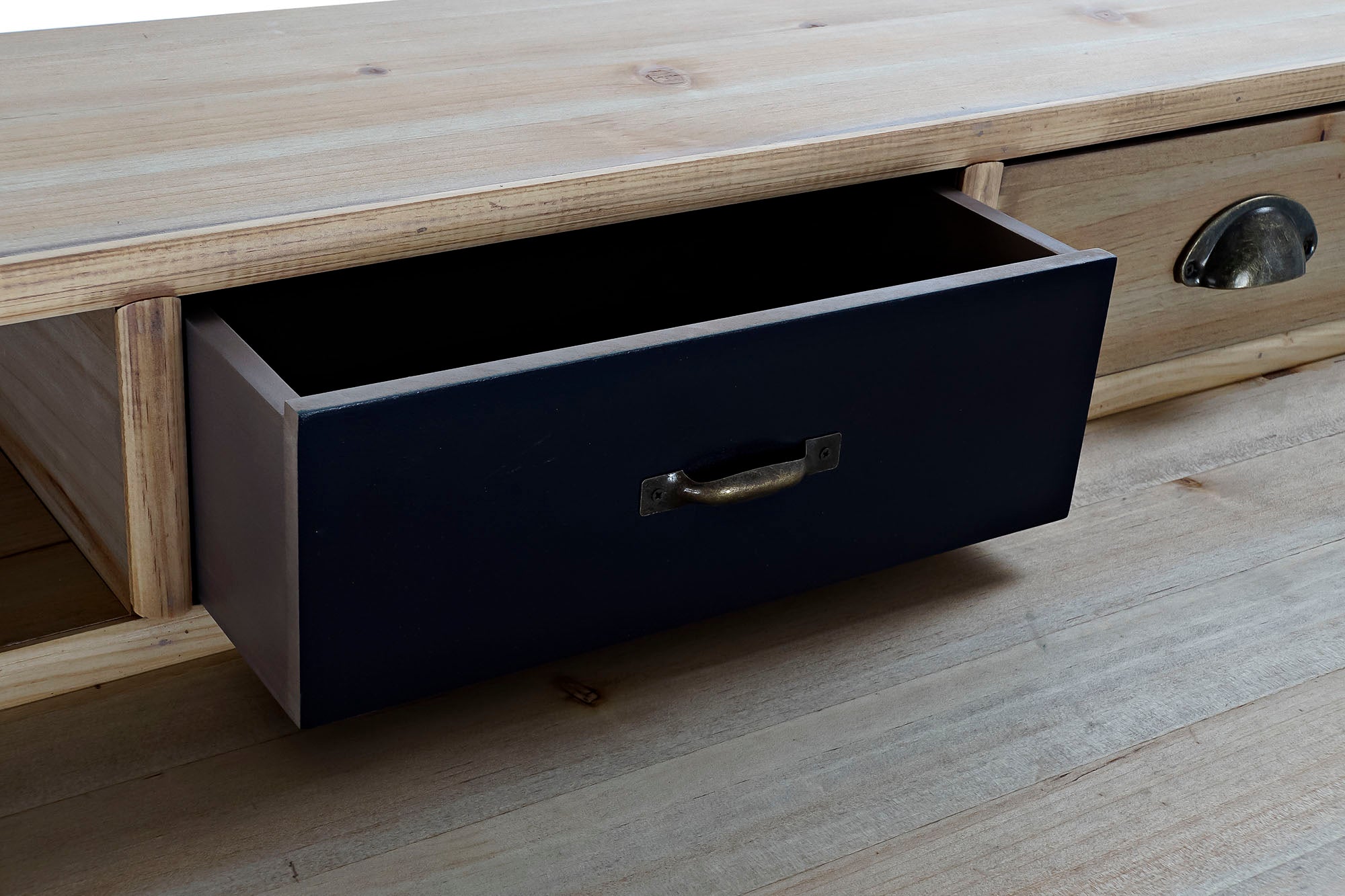 Escritorio Mdf Madera 120X50X98,5 Natural