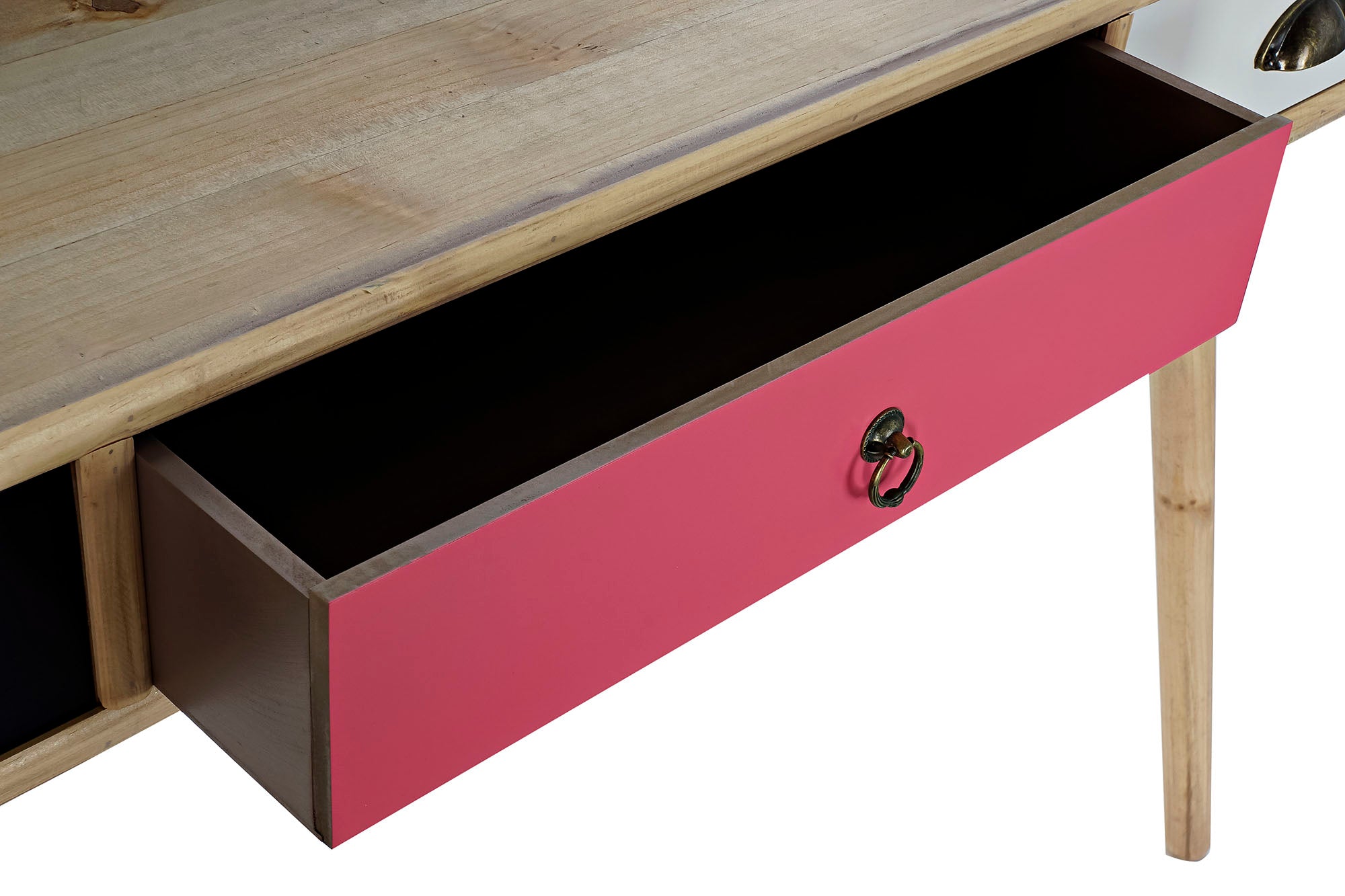 Escritorio Mdf Madera 120X50X98,5 Natural