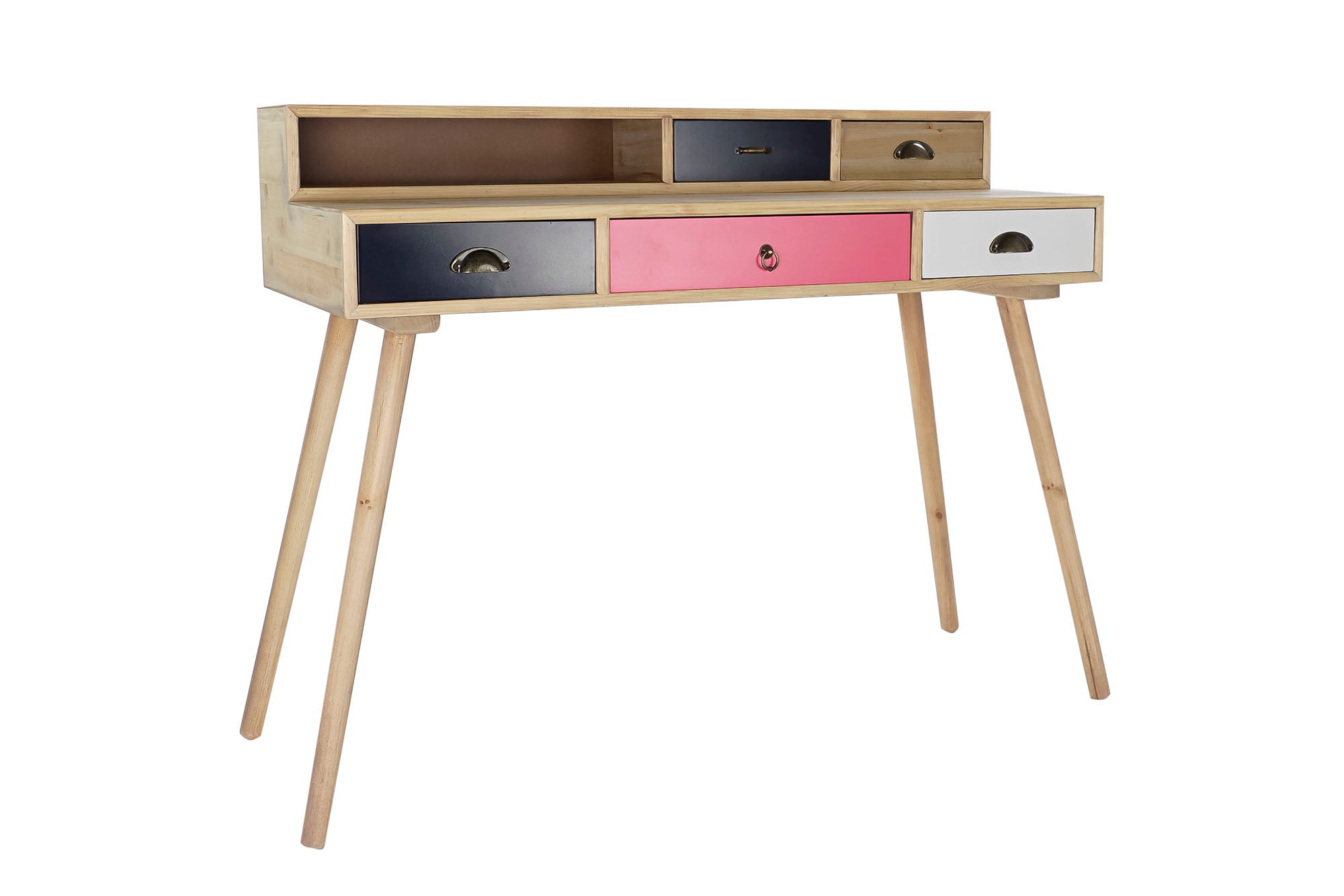 Escritorio Mdf Madera 120X50X98,5 Natural