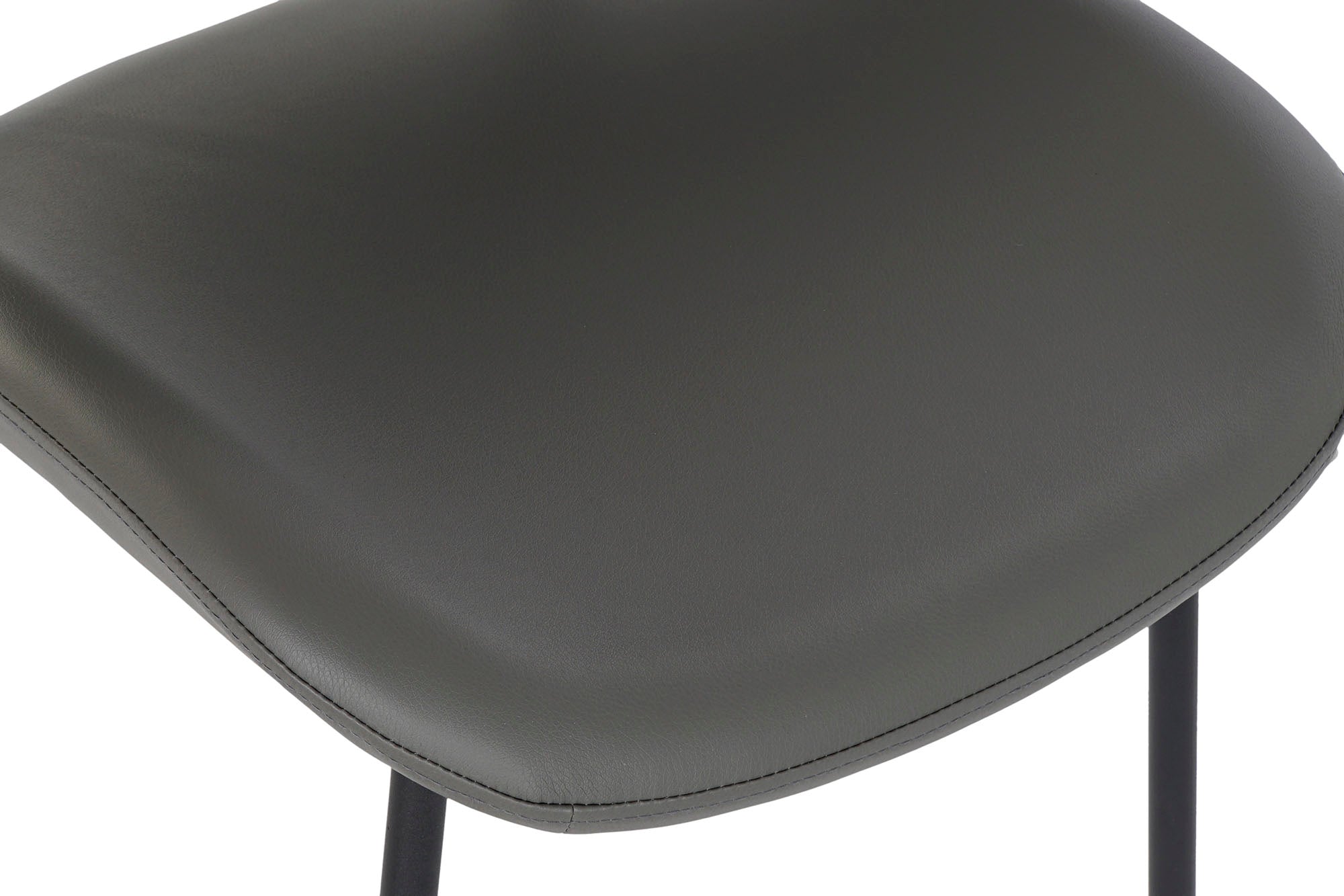 Silla Pu Metal 57X57X77 Gris