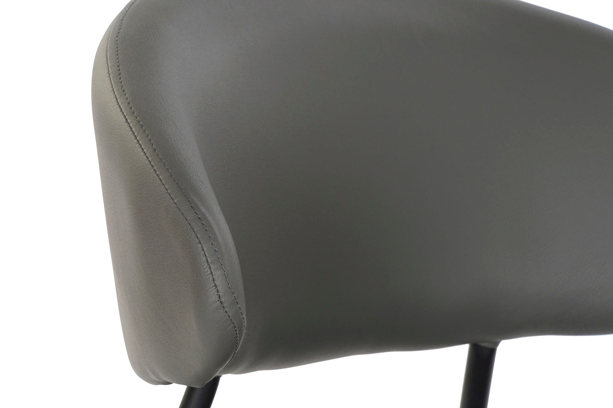 Silla Pu Metal 57X57X77 Gris