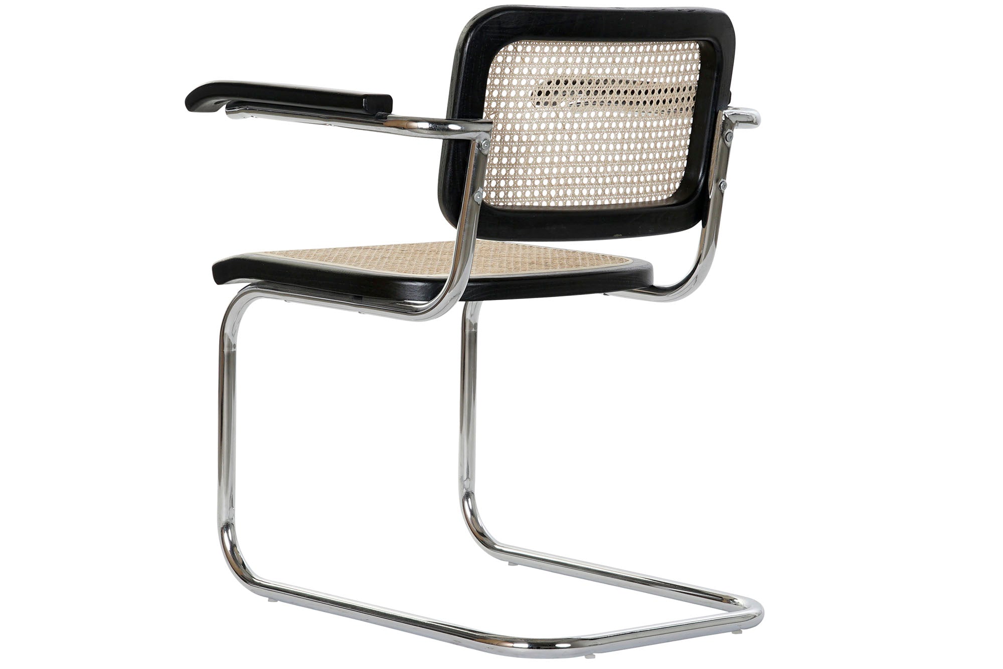 Silla Olmo Ratan 65,5X62X79 Rejilla Negro