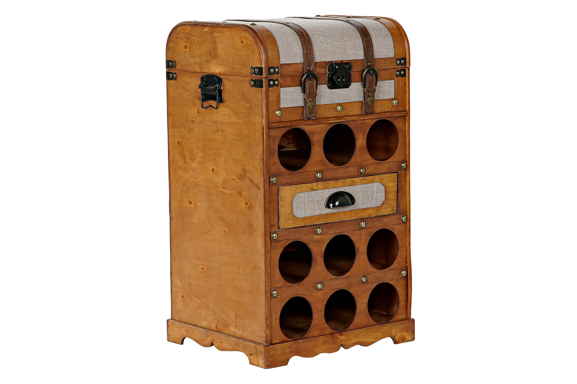 Botellero Alamo Pu 40X35X71 Beige