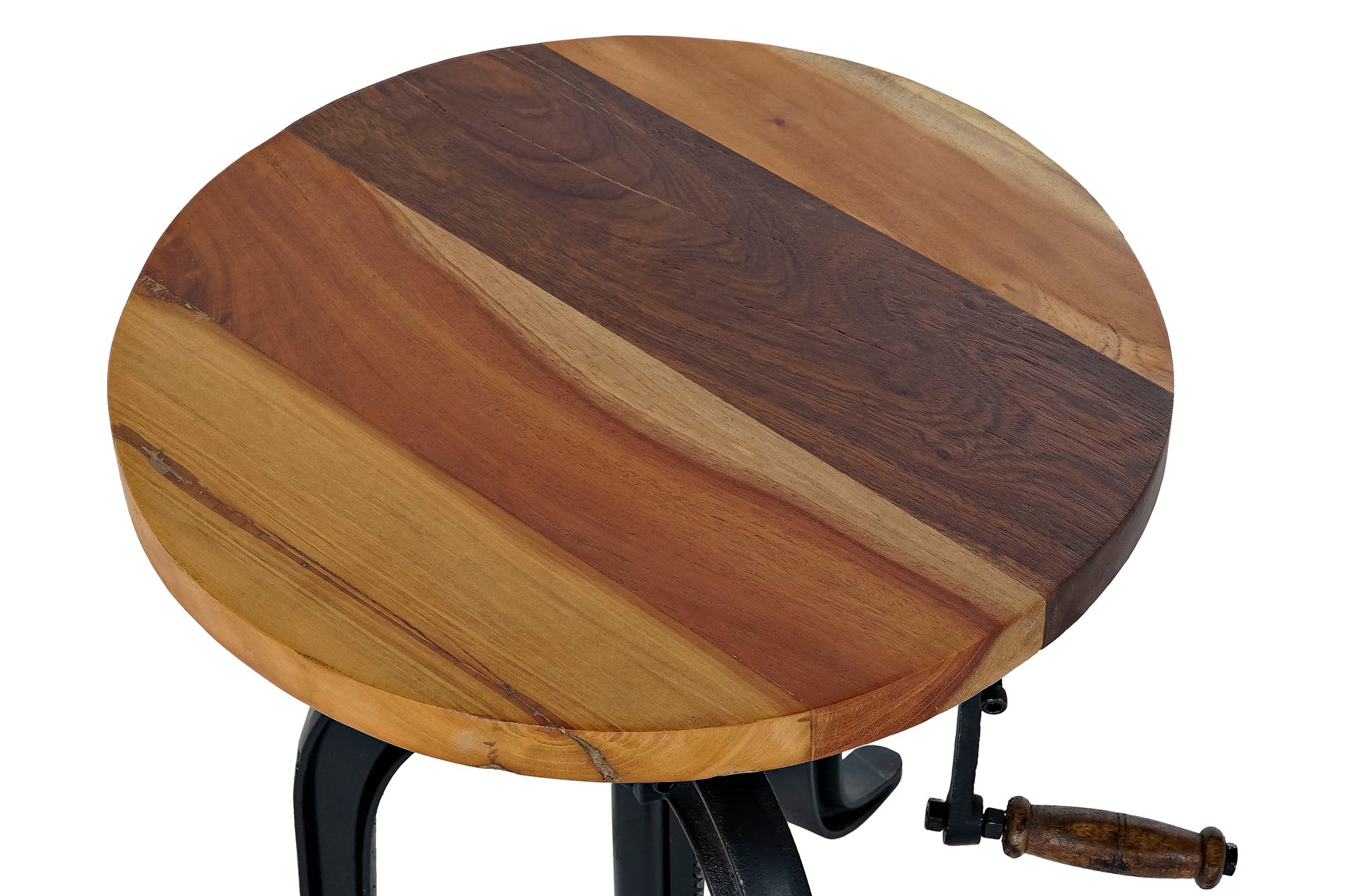 Mesita Auxiliar Madera 45X45X42 63Cm Ajustable 62C