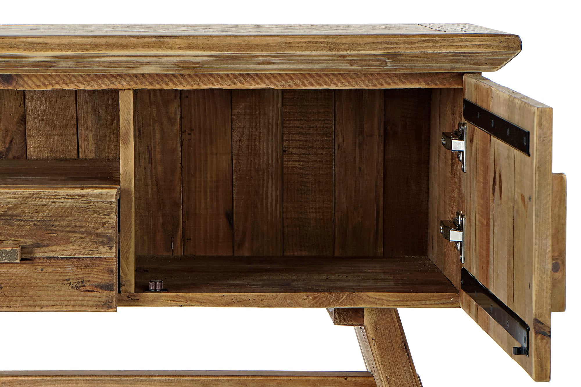 Móvel TV Madeira Reciclada 180x45x60 52,00 Natural