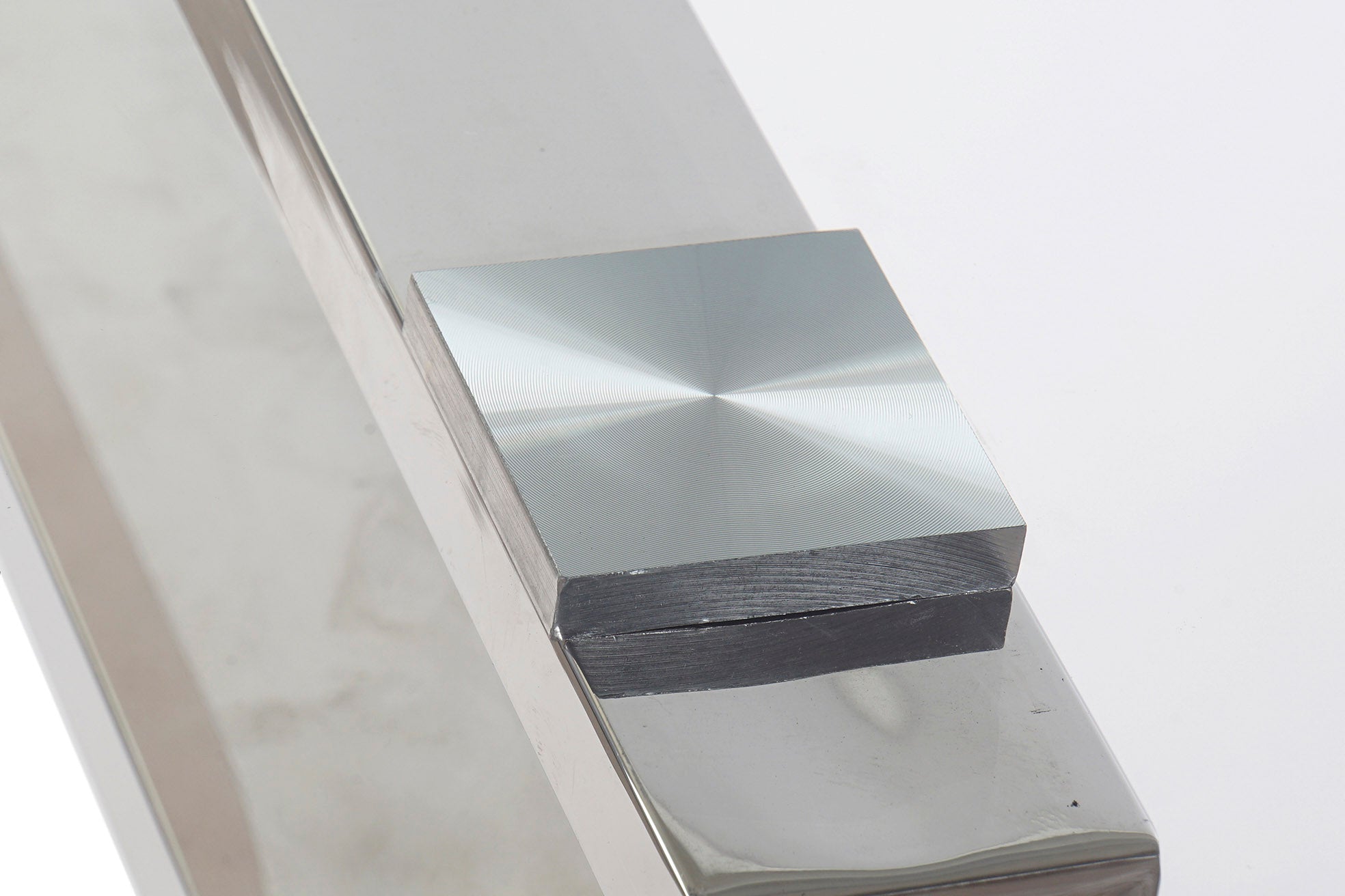 Mesa de Jantar de Aço e Vidro 180X90X75