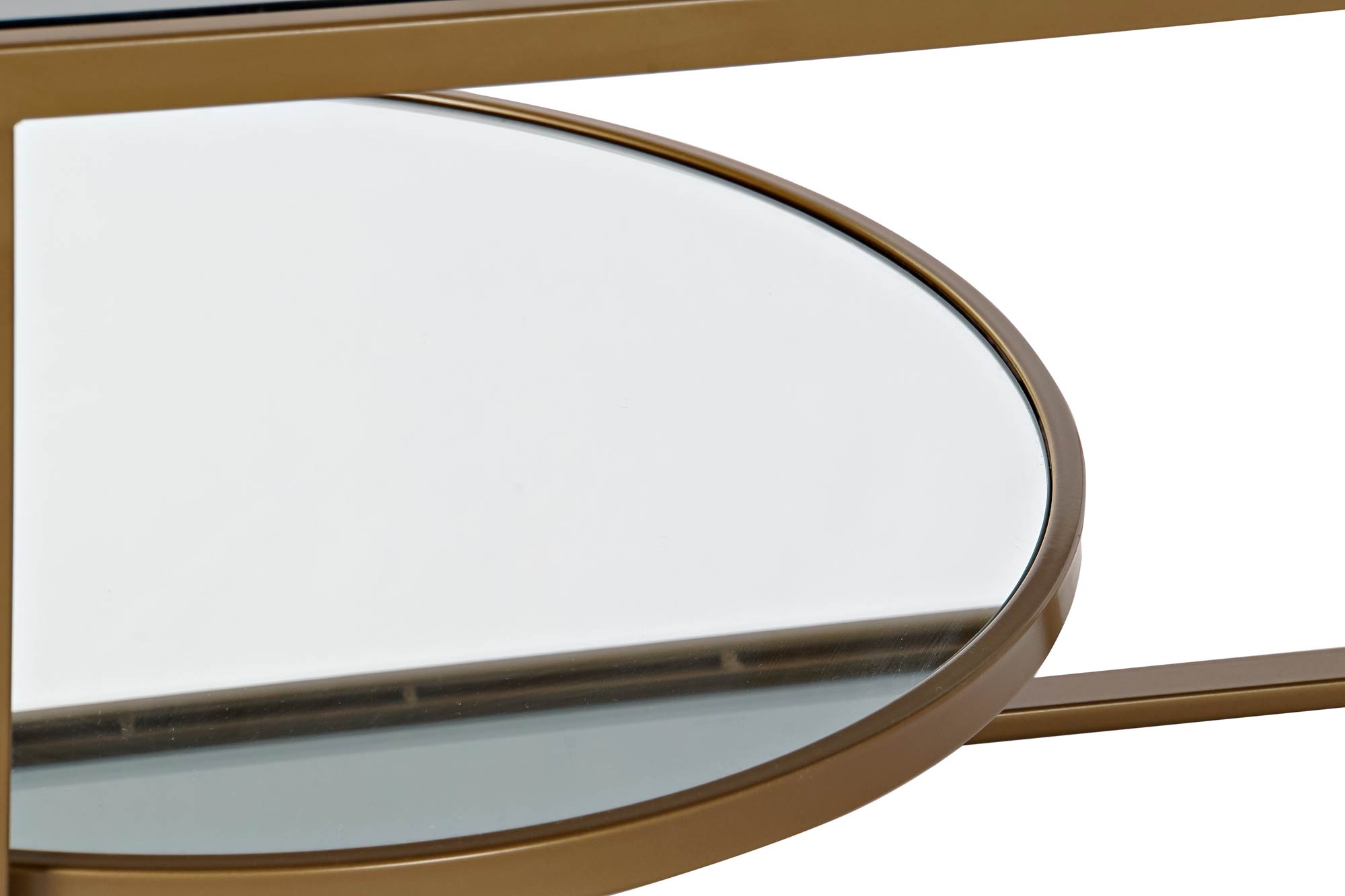 Mesa Centro Metal Cristal 90X50X35 14,50 Mate