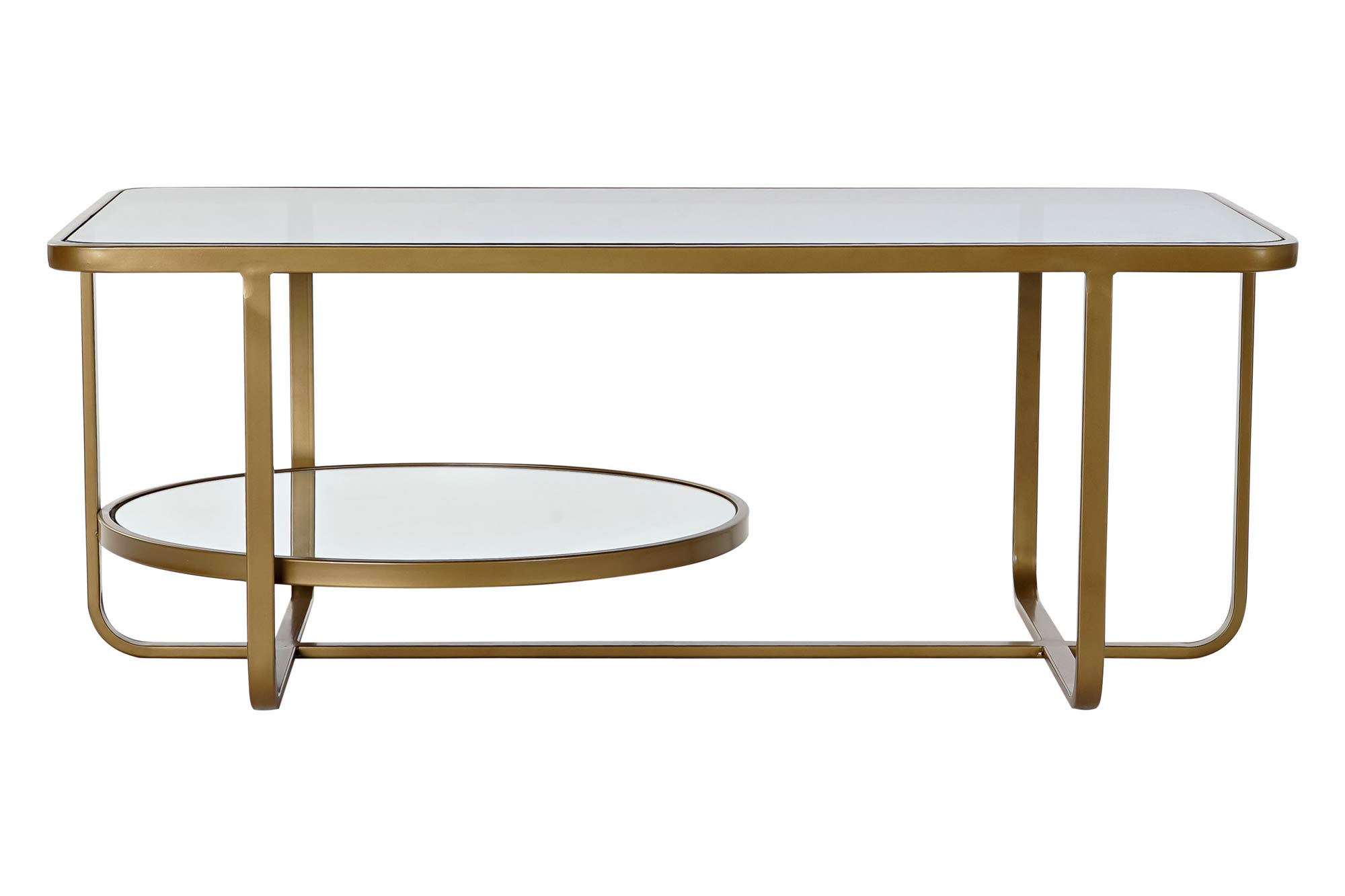 Mesa Centro Metal Cristal 90X50X35 14,50 Mate