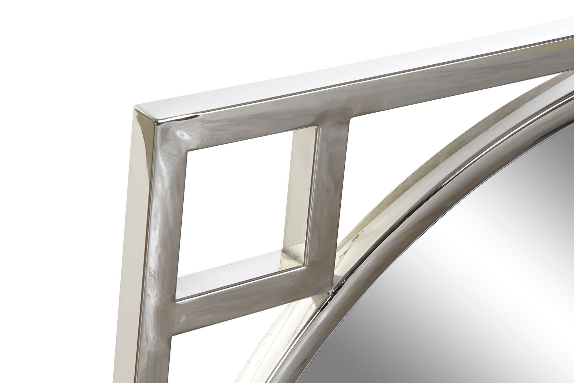 Espejo Acero Cristal 70X2X70 Plateado