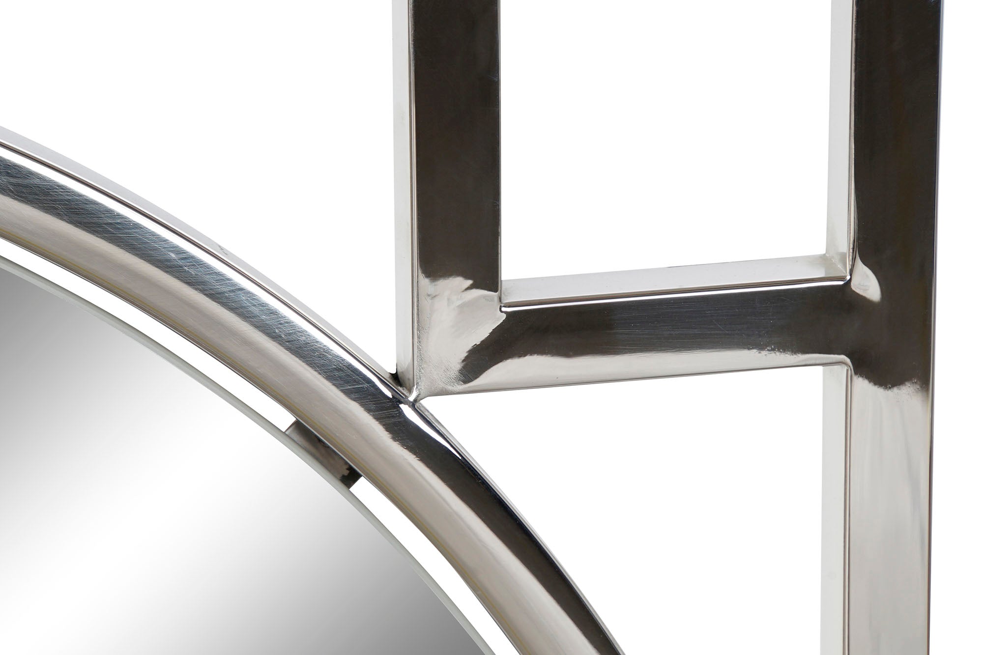 Espejo Acero Cristal 70X2X70 Plateado