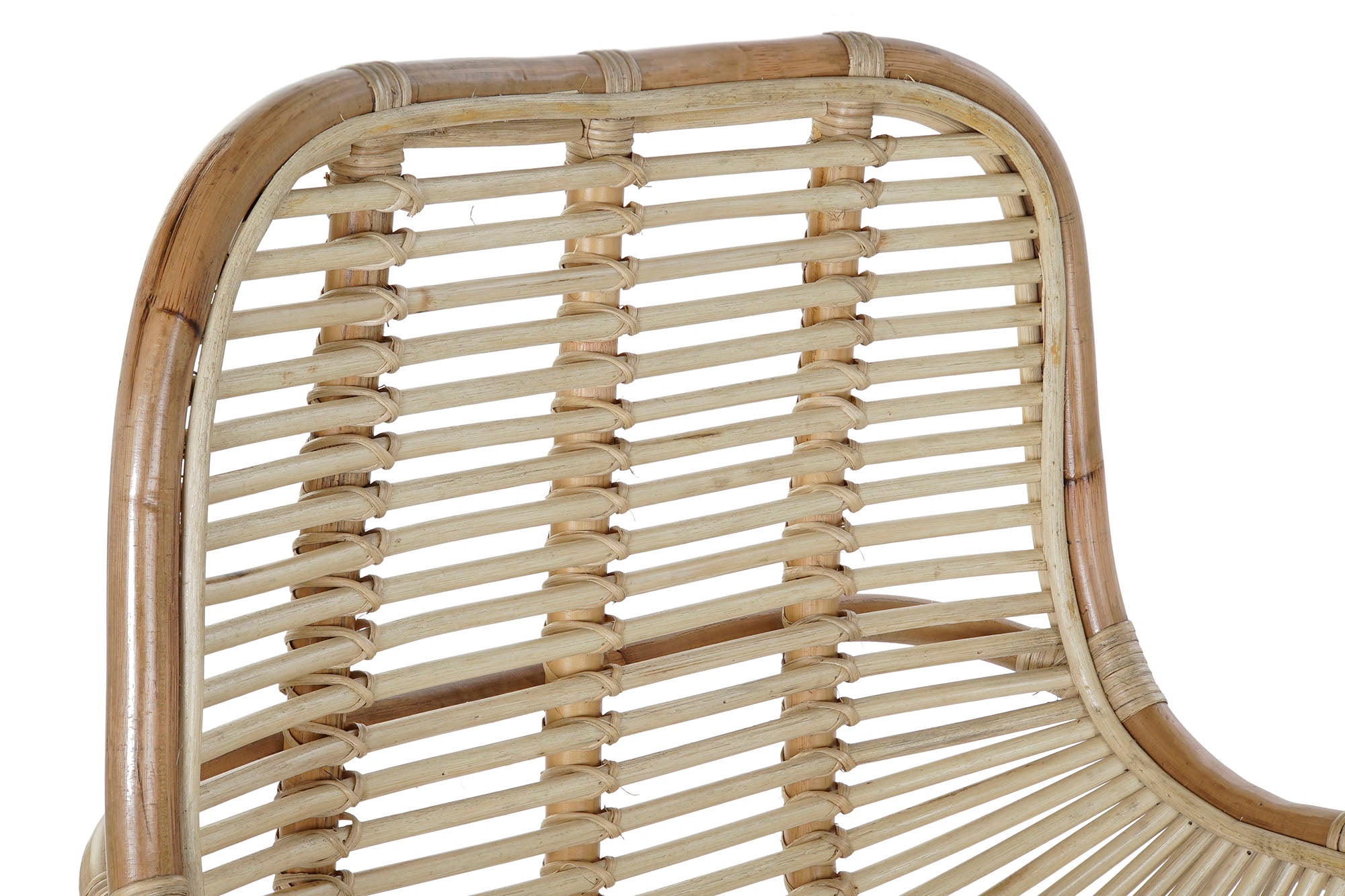 Silla Ratan 62X62X92 Natural
