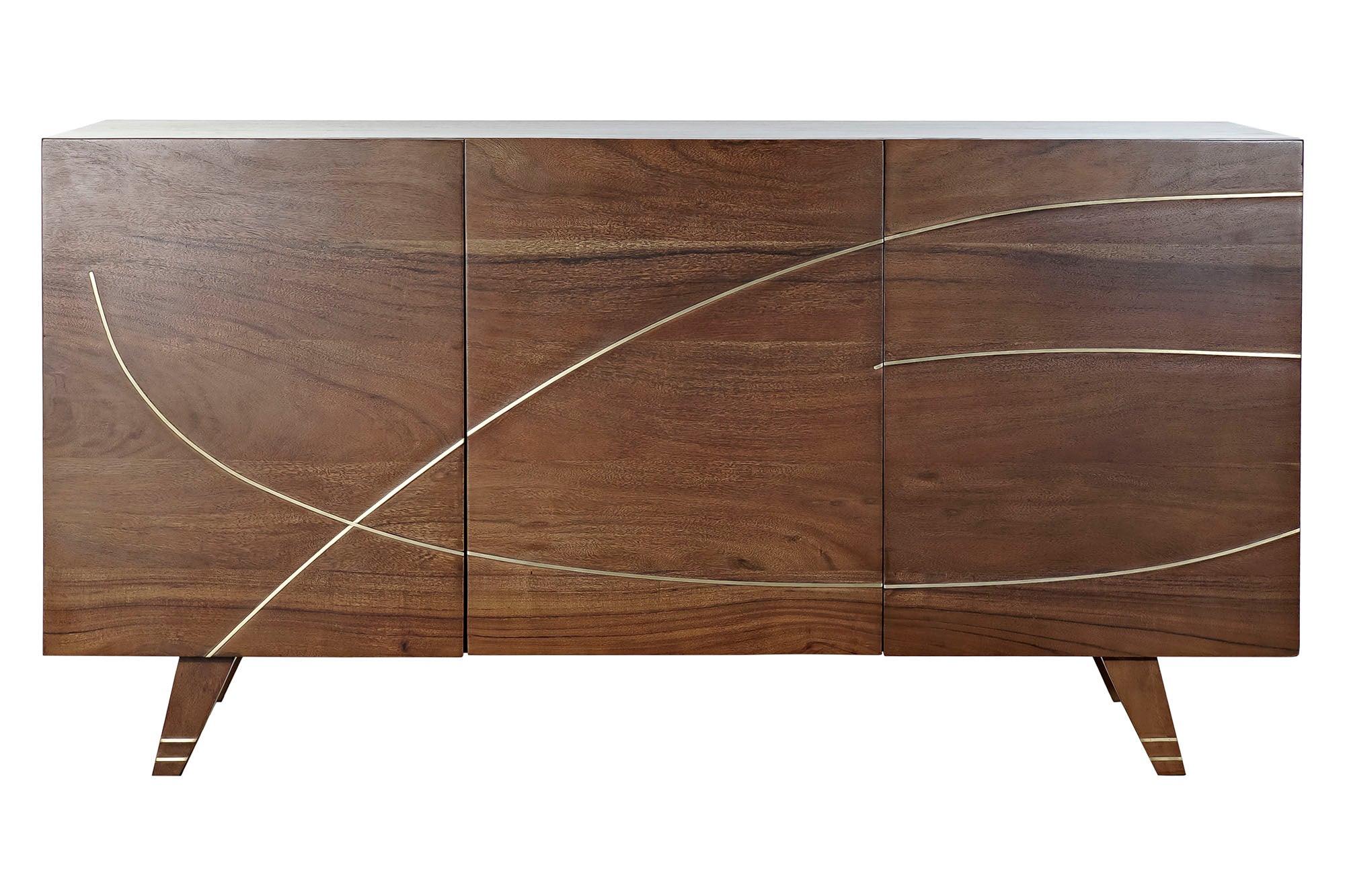 Buffet Acacia 145X41X76 Marron Oscuro