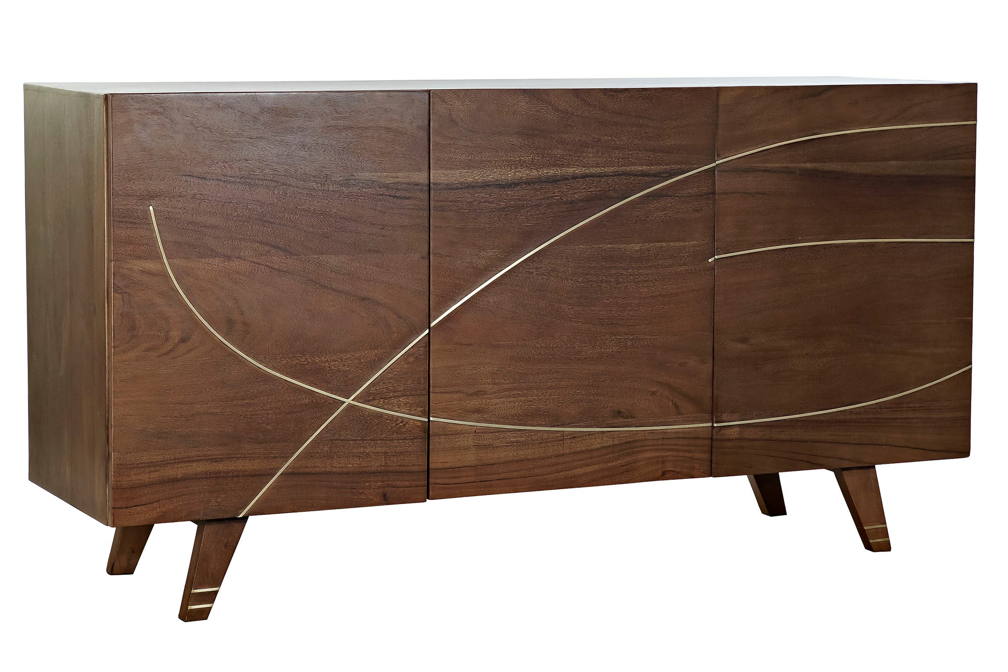 Buffet Acacia 145X41X76 Marron Oscuro