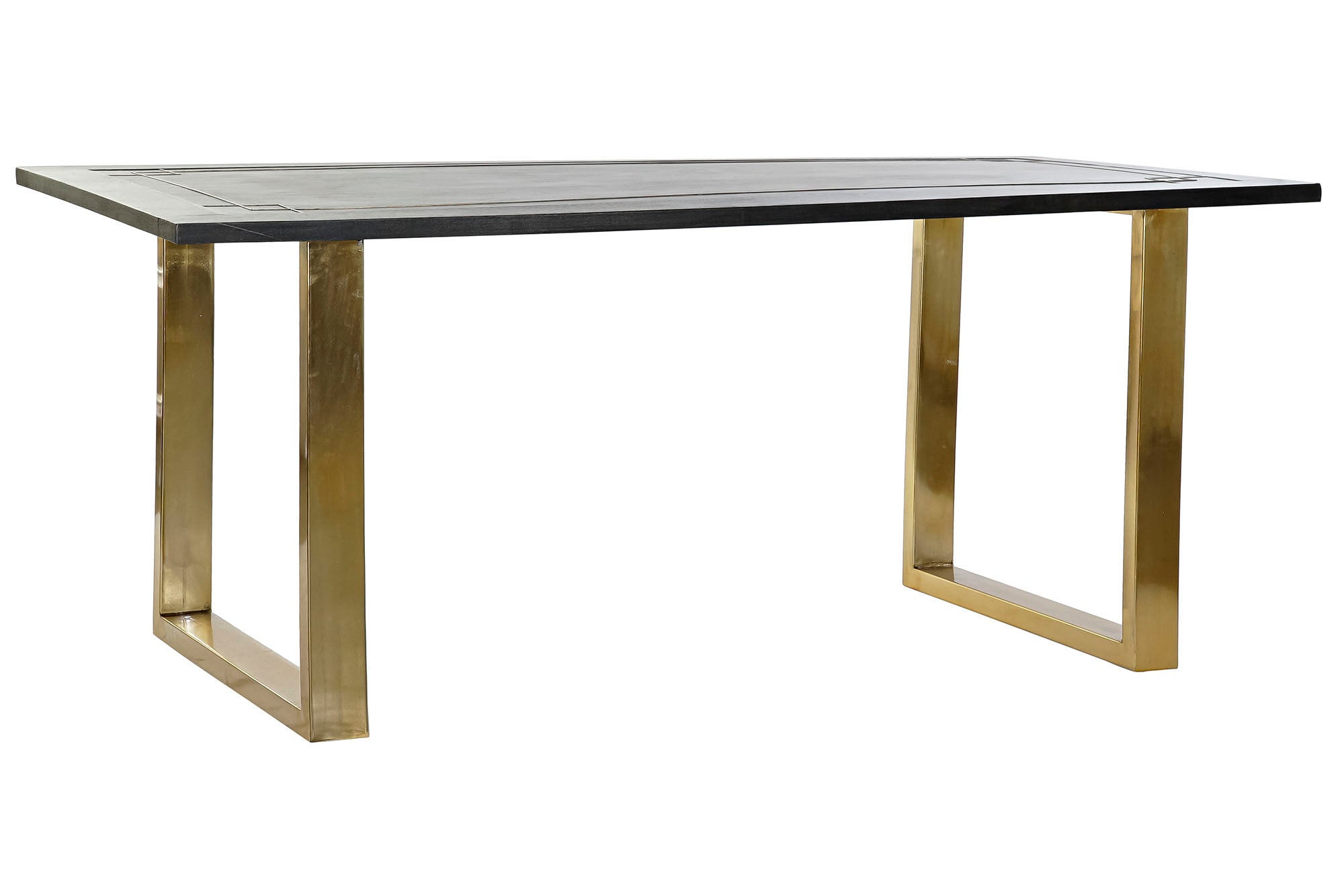 Mesa Comedor Mango Metal 180X89X75 Negro