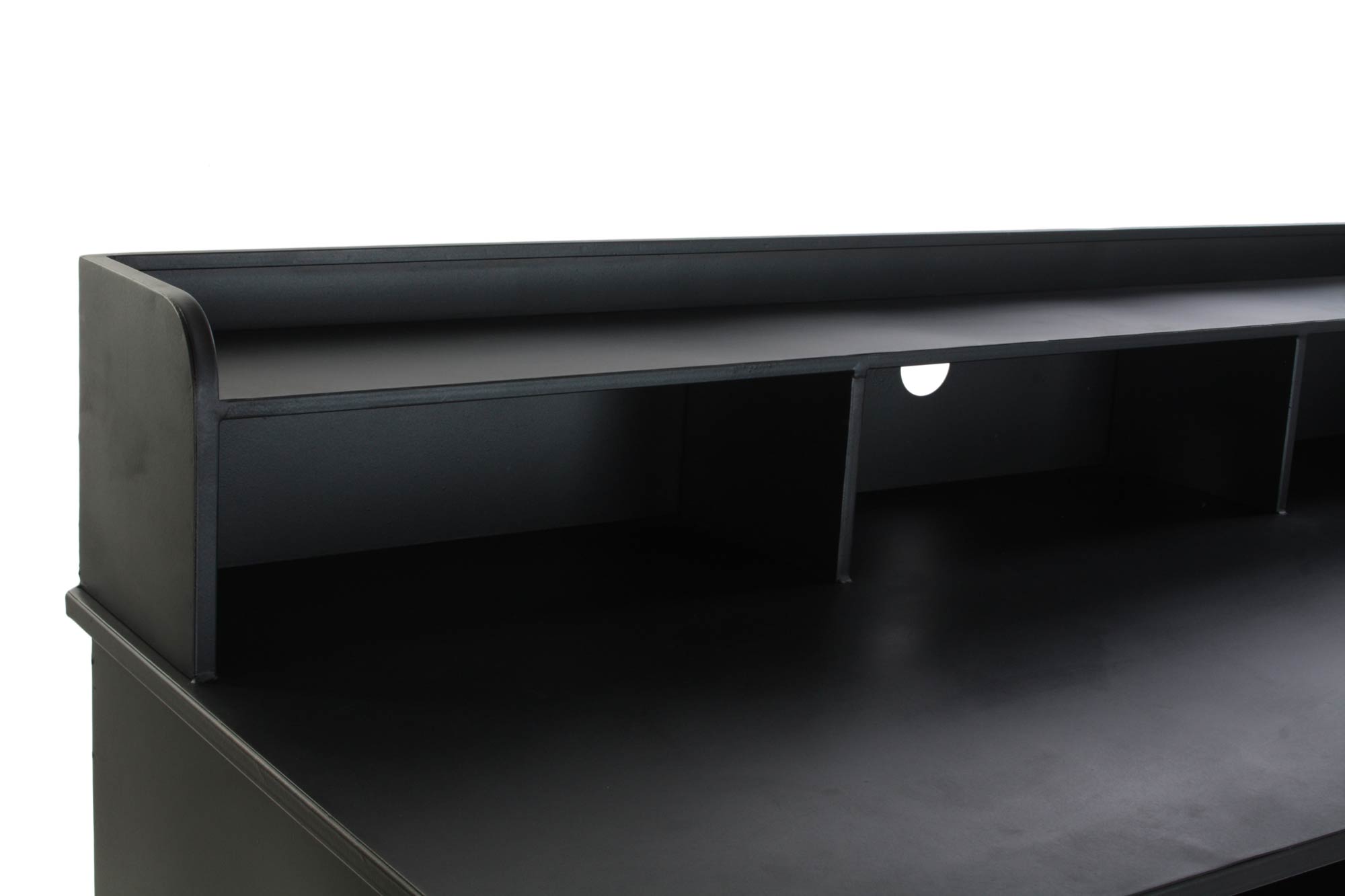 Escritorio Abeto Metal 135X60X95 Negro