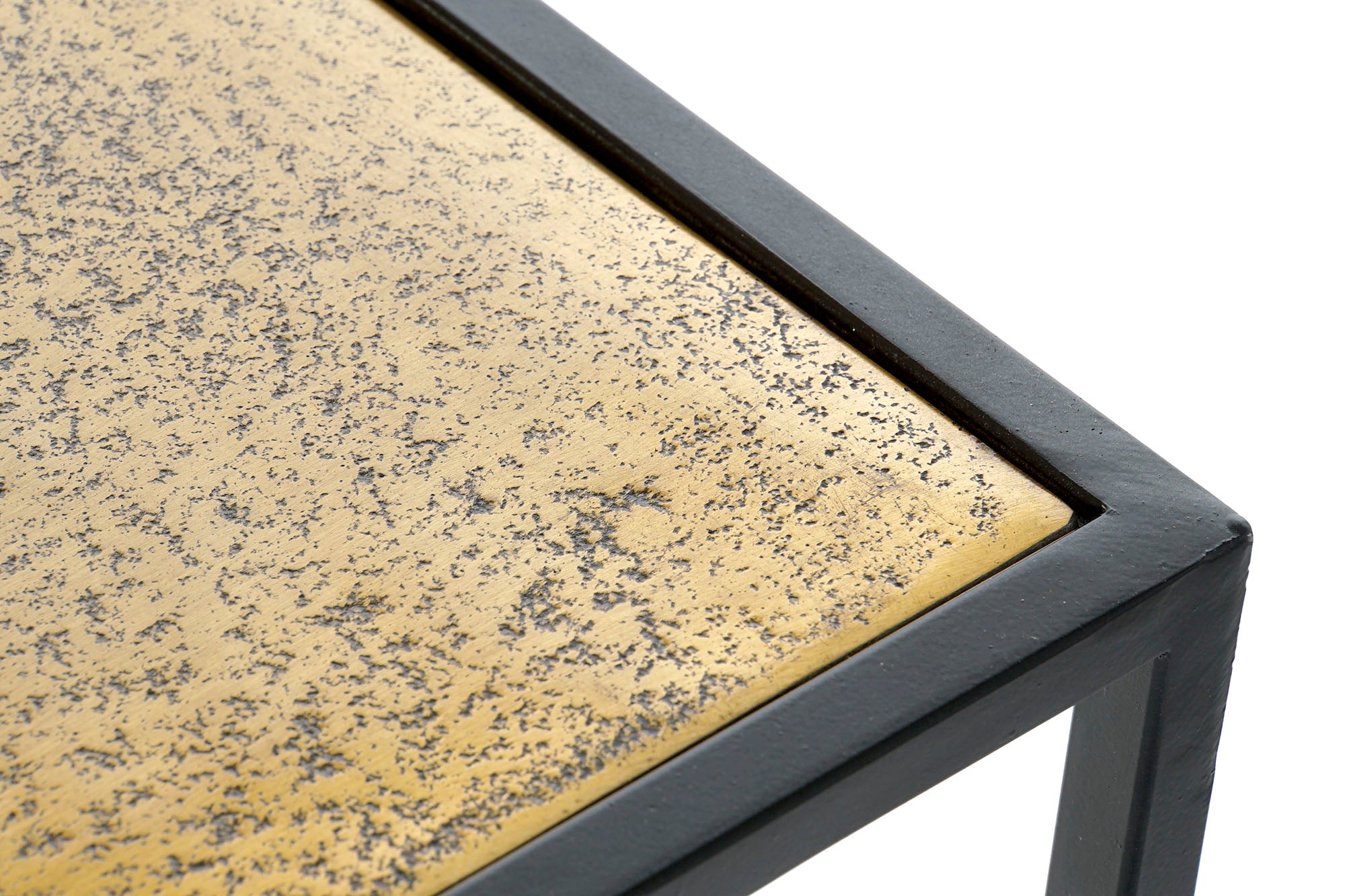 Consola Aluminio 110X25X84 Dorado