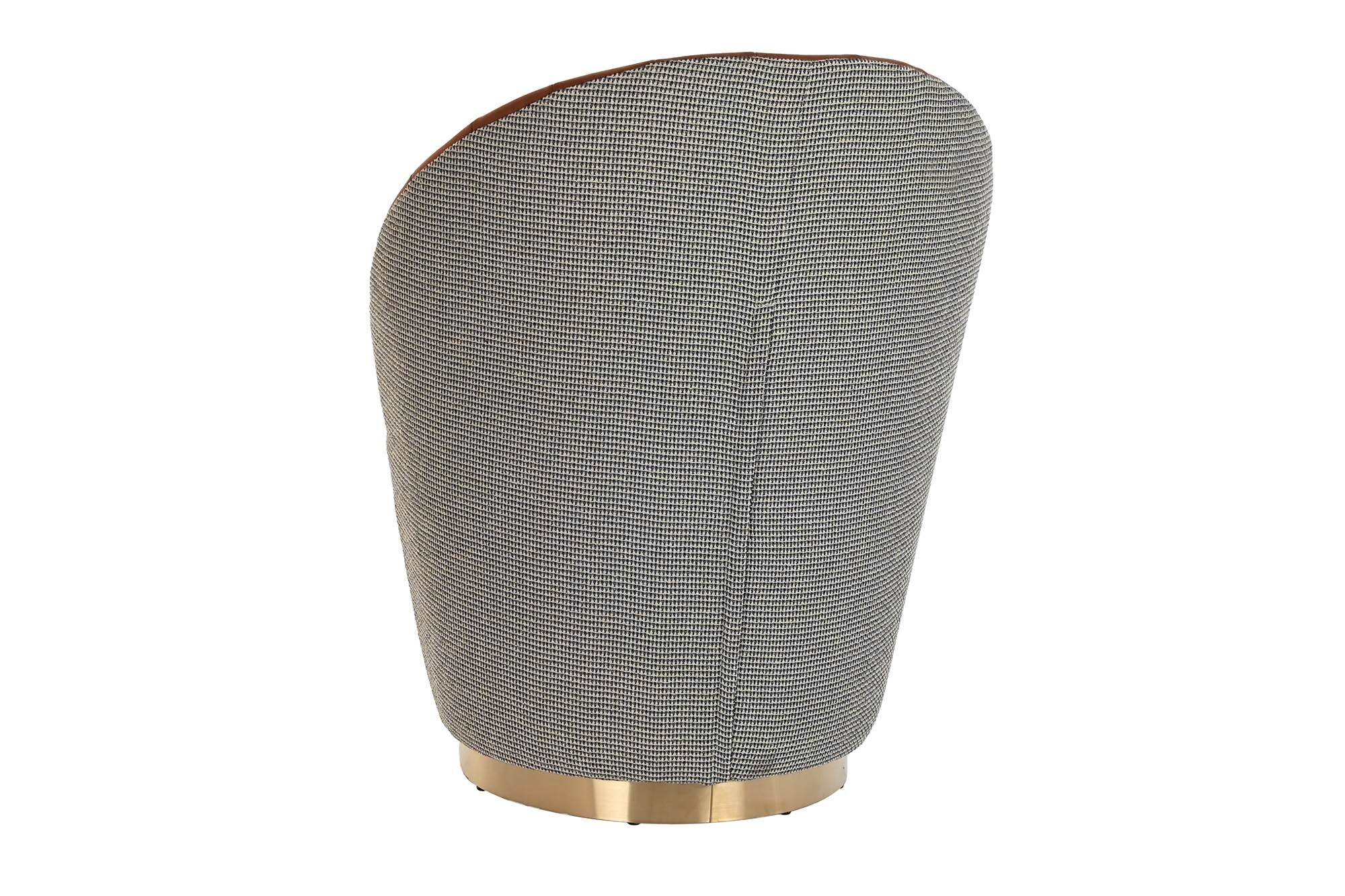 Poltrona de poliéster 69X66X85 marrom