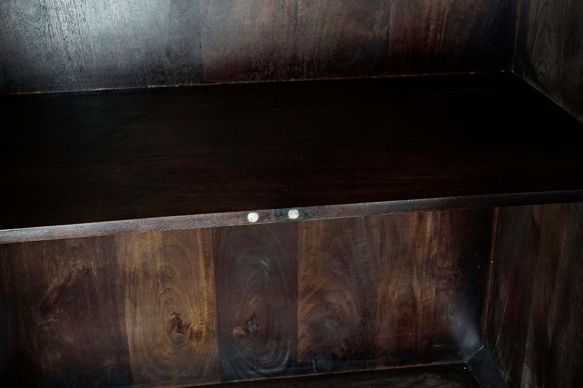 Aparador Mango Metal 84X43X153,5 Marron Oscuro