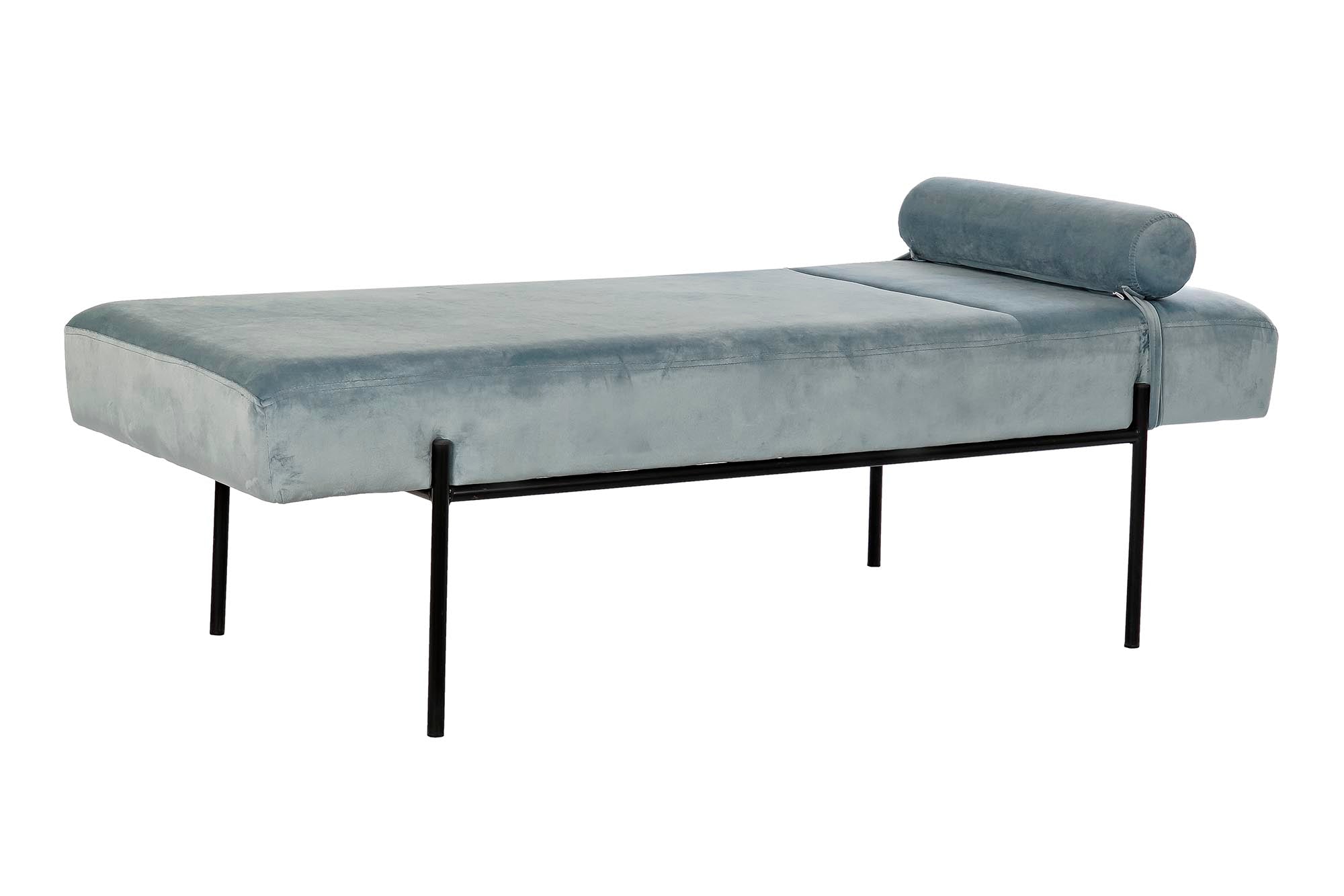 Divan Poliester Metal 140X59X42 Terciopelo