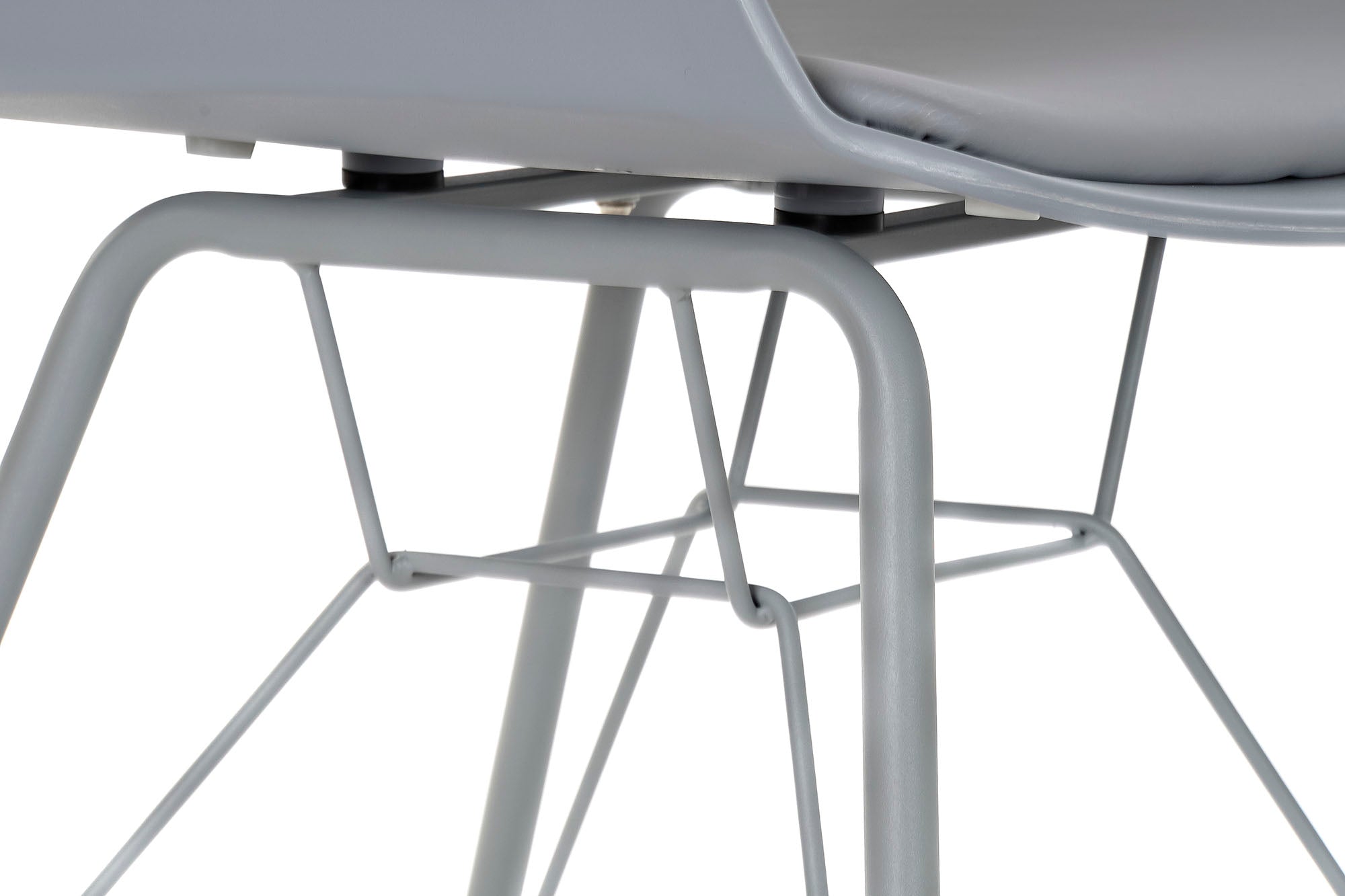 PP Metal Chair 56X53X81 Matte Light Gray