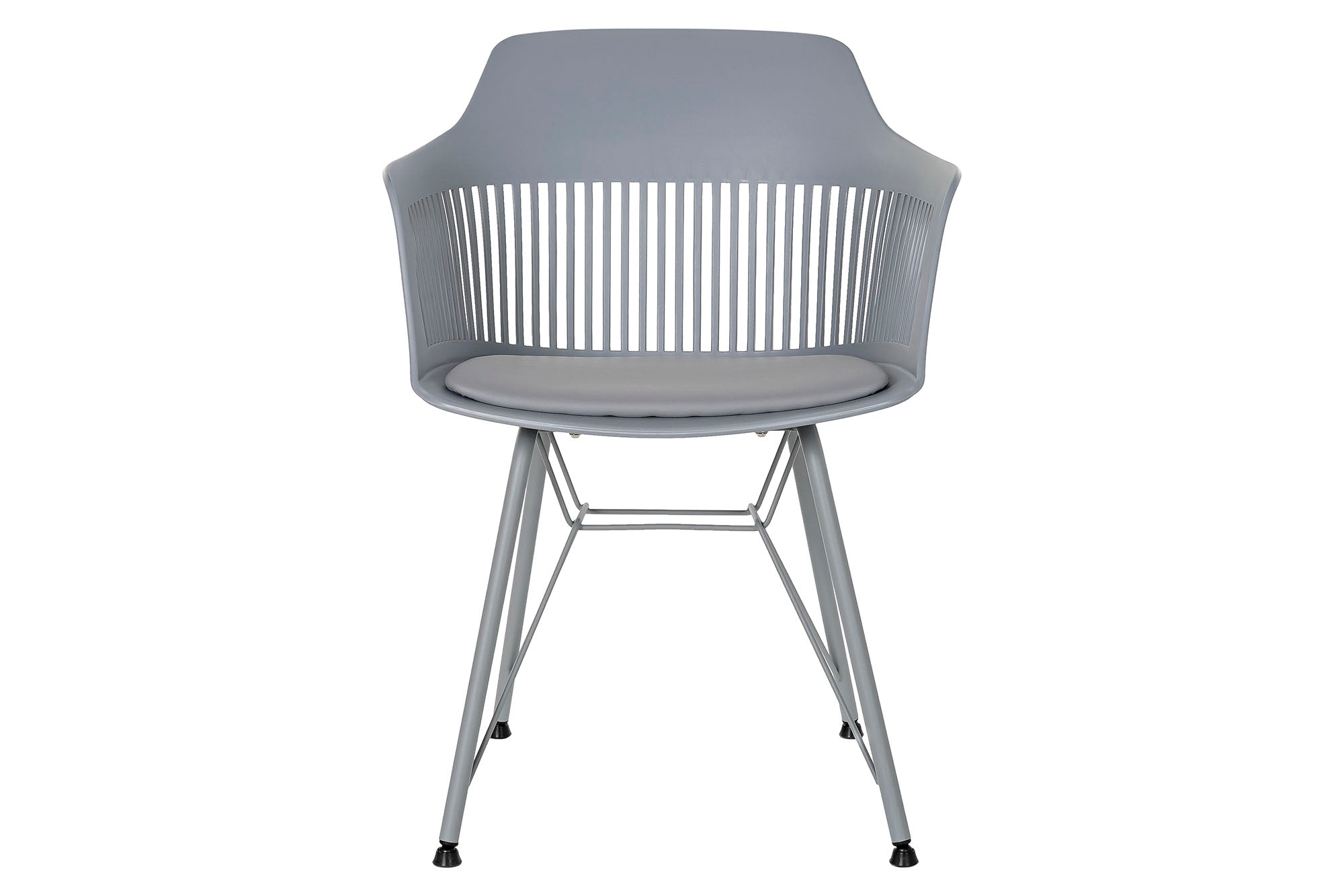 Silla Pp Metal 56X53X81 Mate Gris Claro