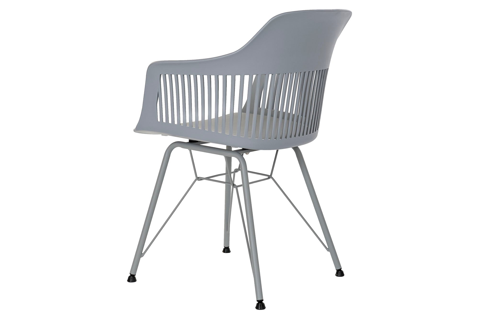 PP Metal Chair 56X53X81 Matte Light Gray