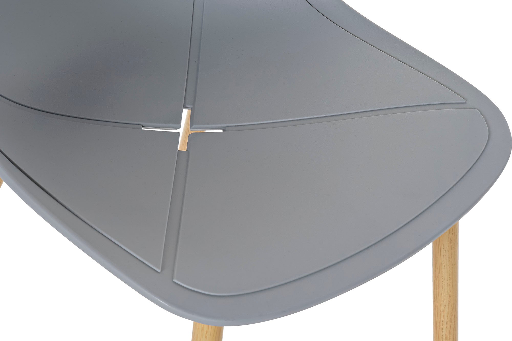 Silla Pp Metal 45X56X84 Mate Gris Claro