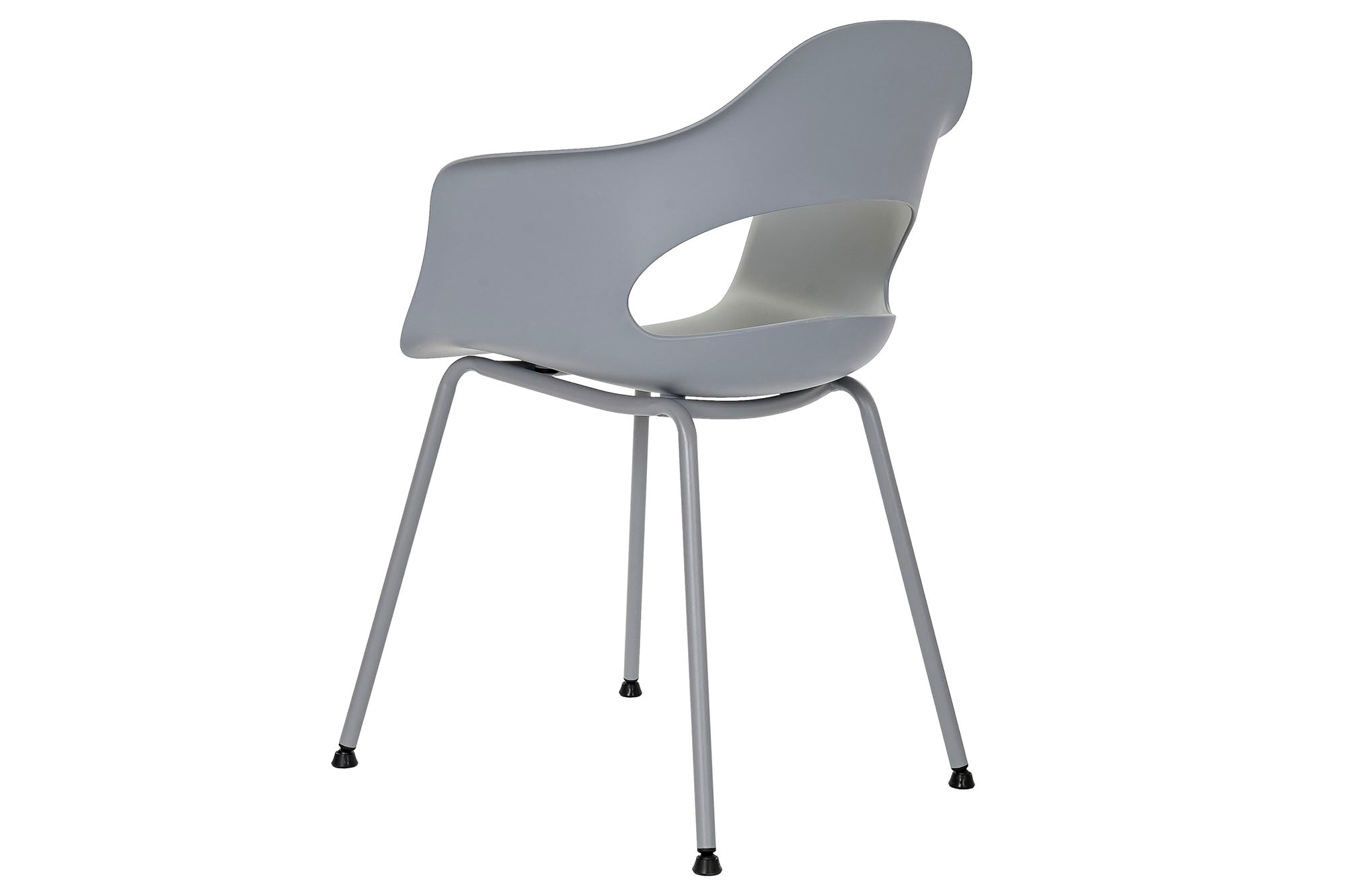 PP Metal Chair 56X54X80 Matte Light Gray
