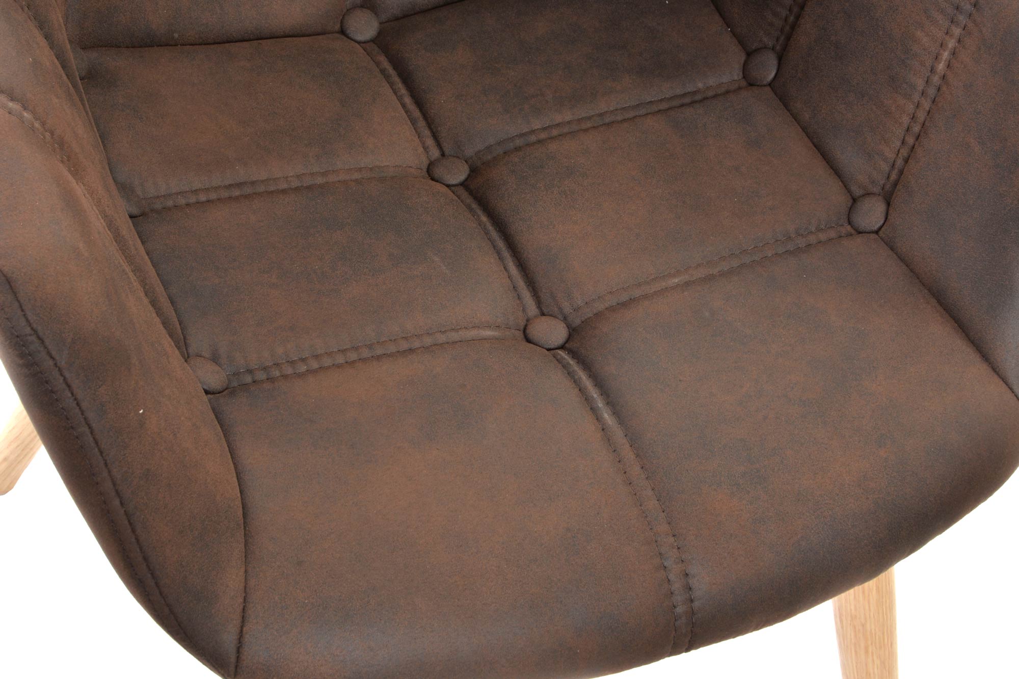 Pu Beech Chair 60X62X81 Dark Brown