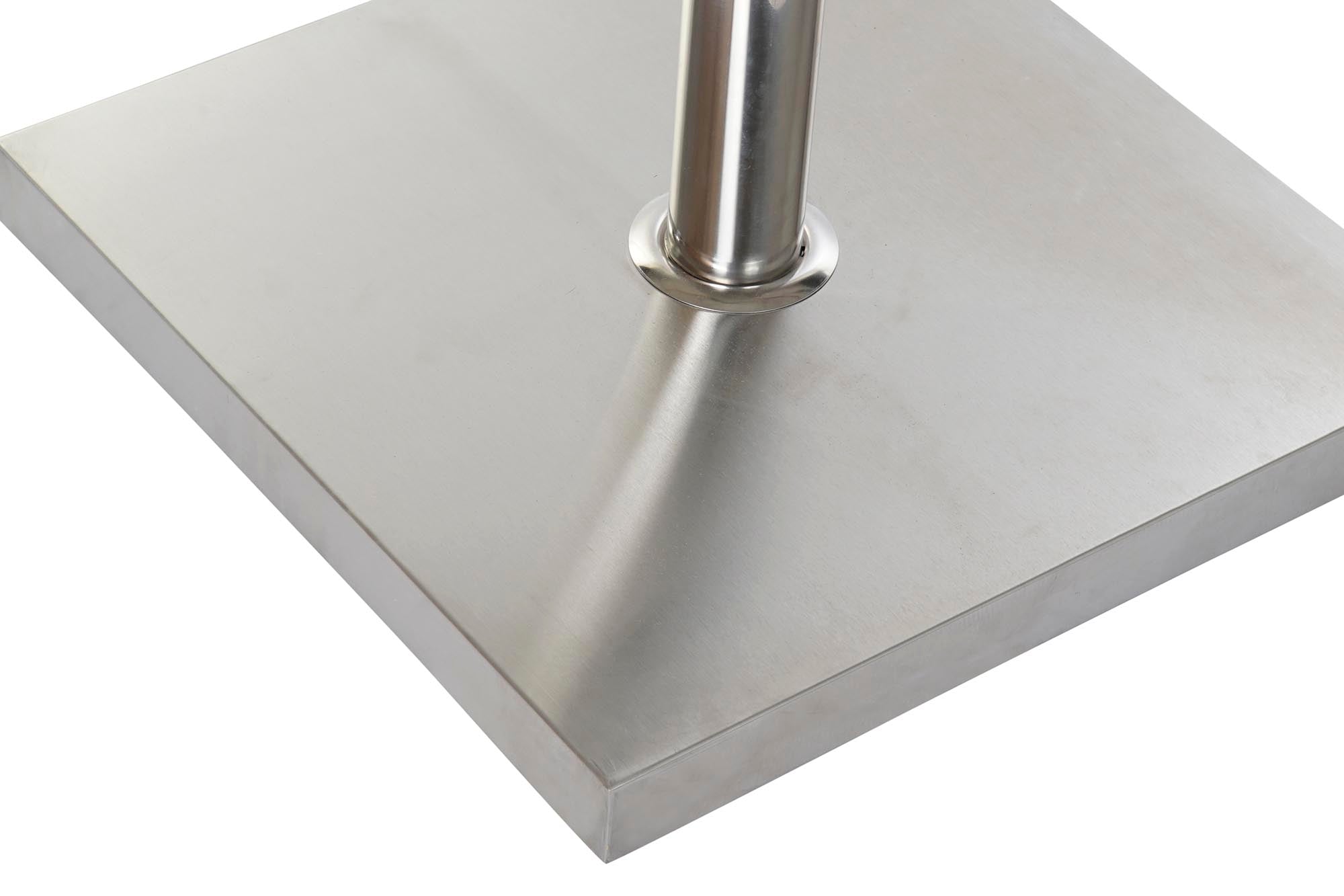 Stainless Steel Parasol Base 45X45X35 20Kgs, Adaptable
