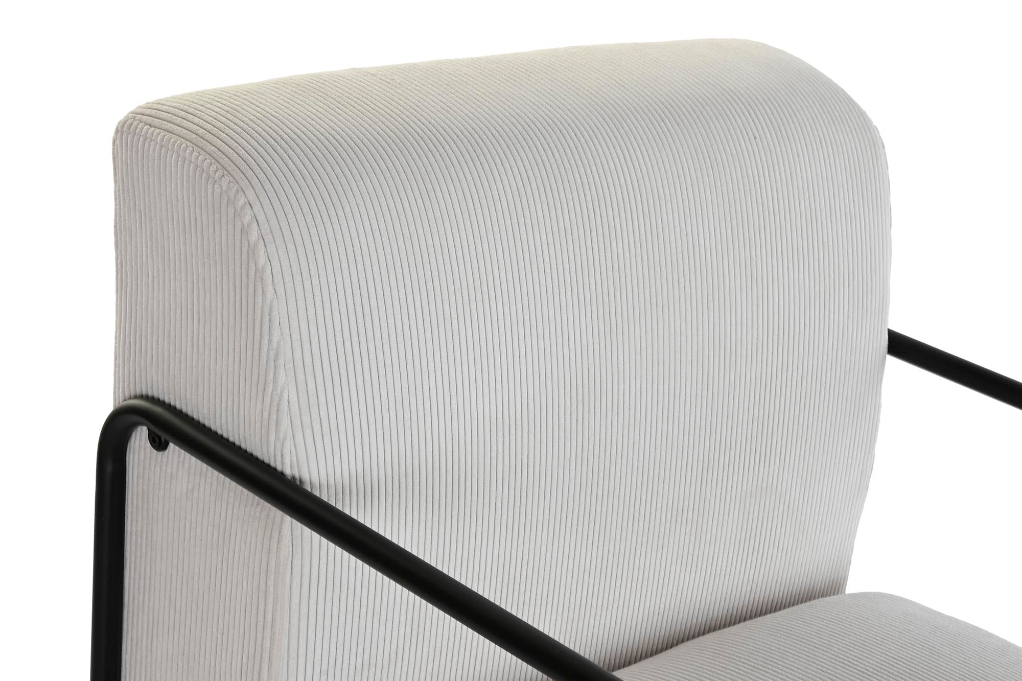 Sillon Poliester Hierro 64X74X79 Blanco