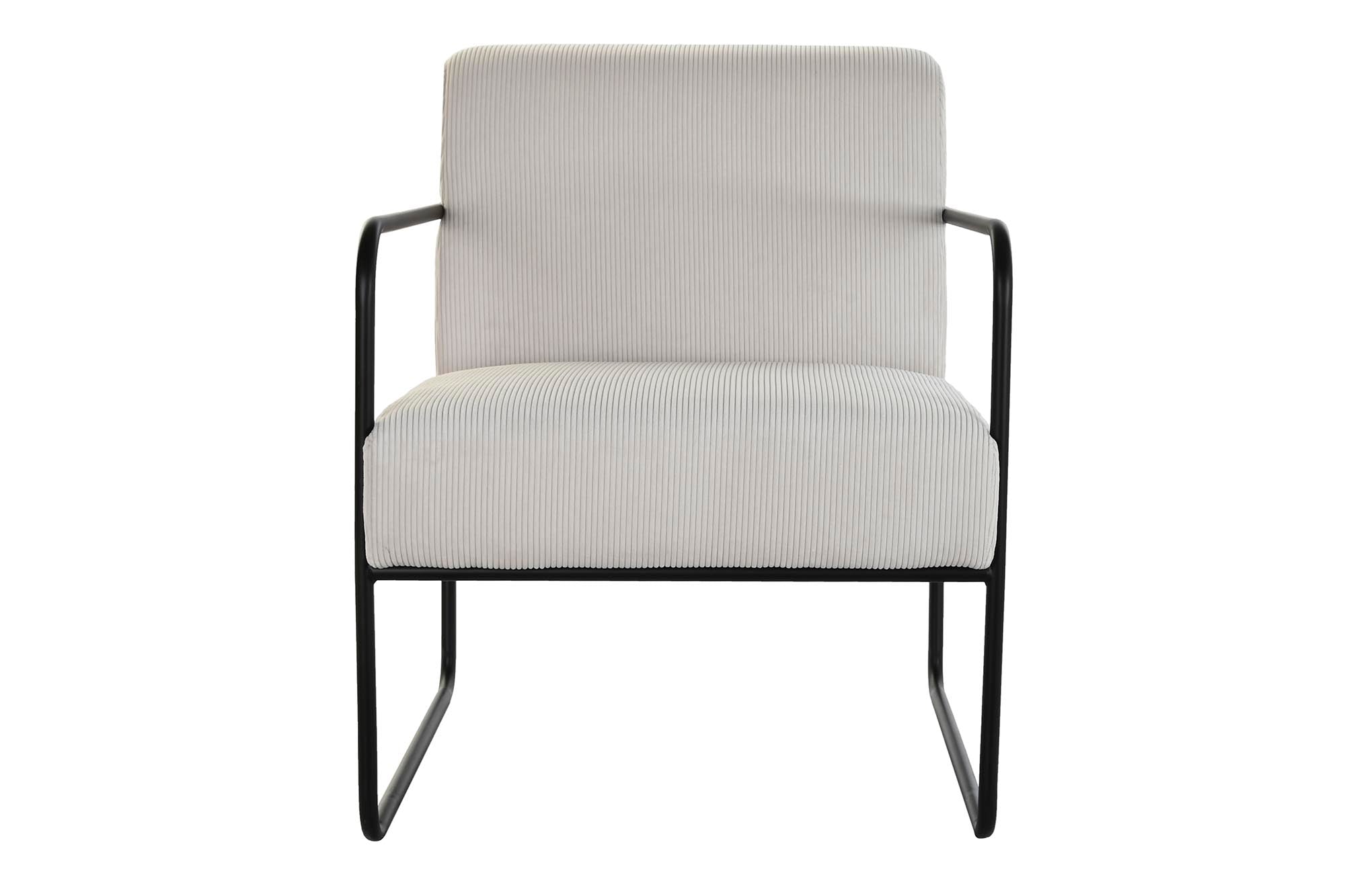 Sillon Poliester Hierro 64X74X79 Blanco