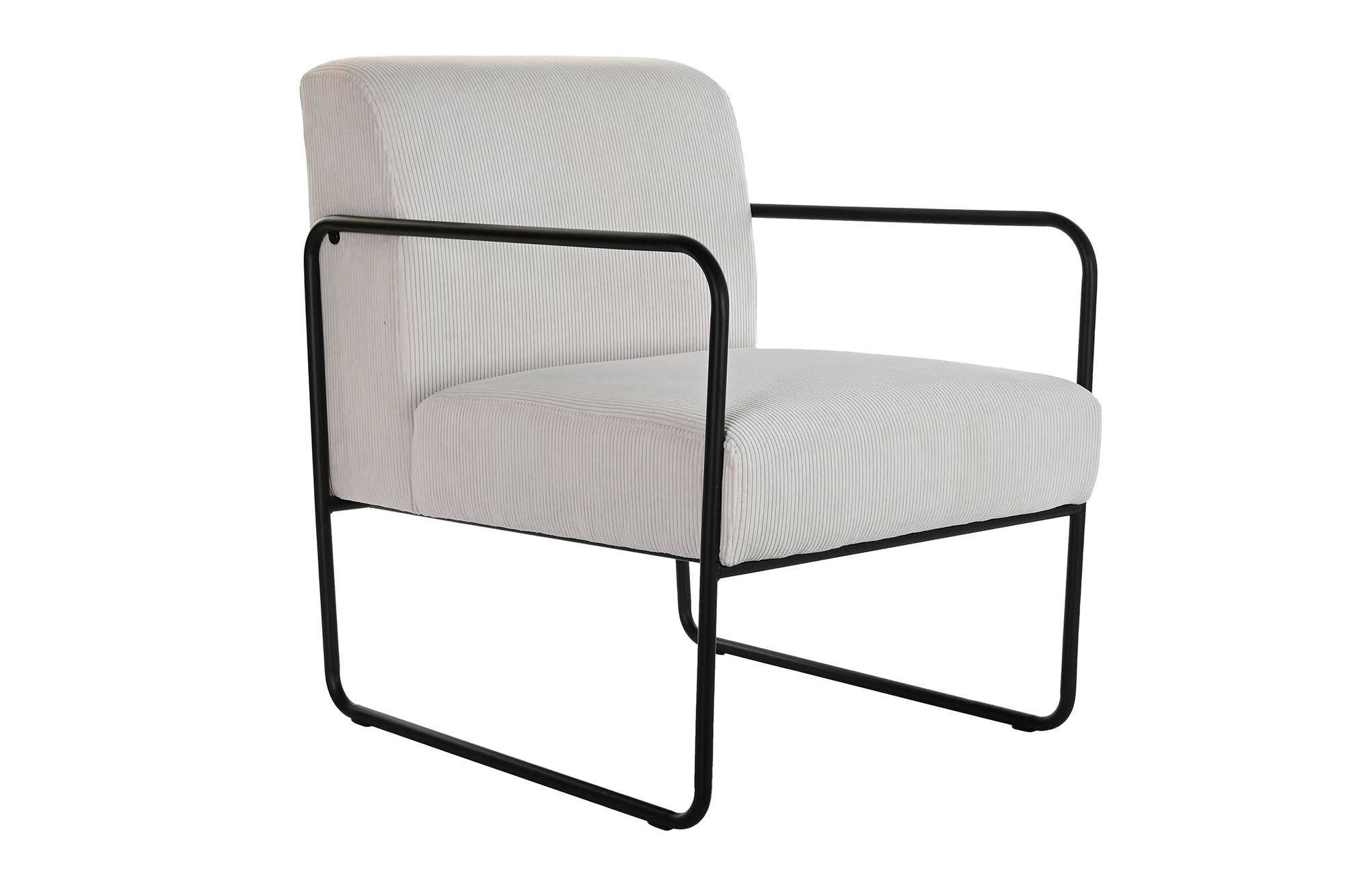 Sillon Poliester Hierro 64X74X79 Blanco