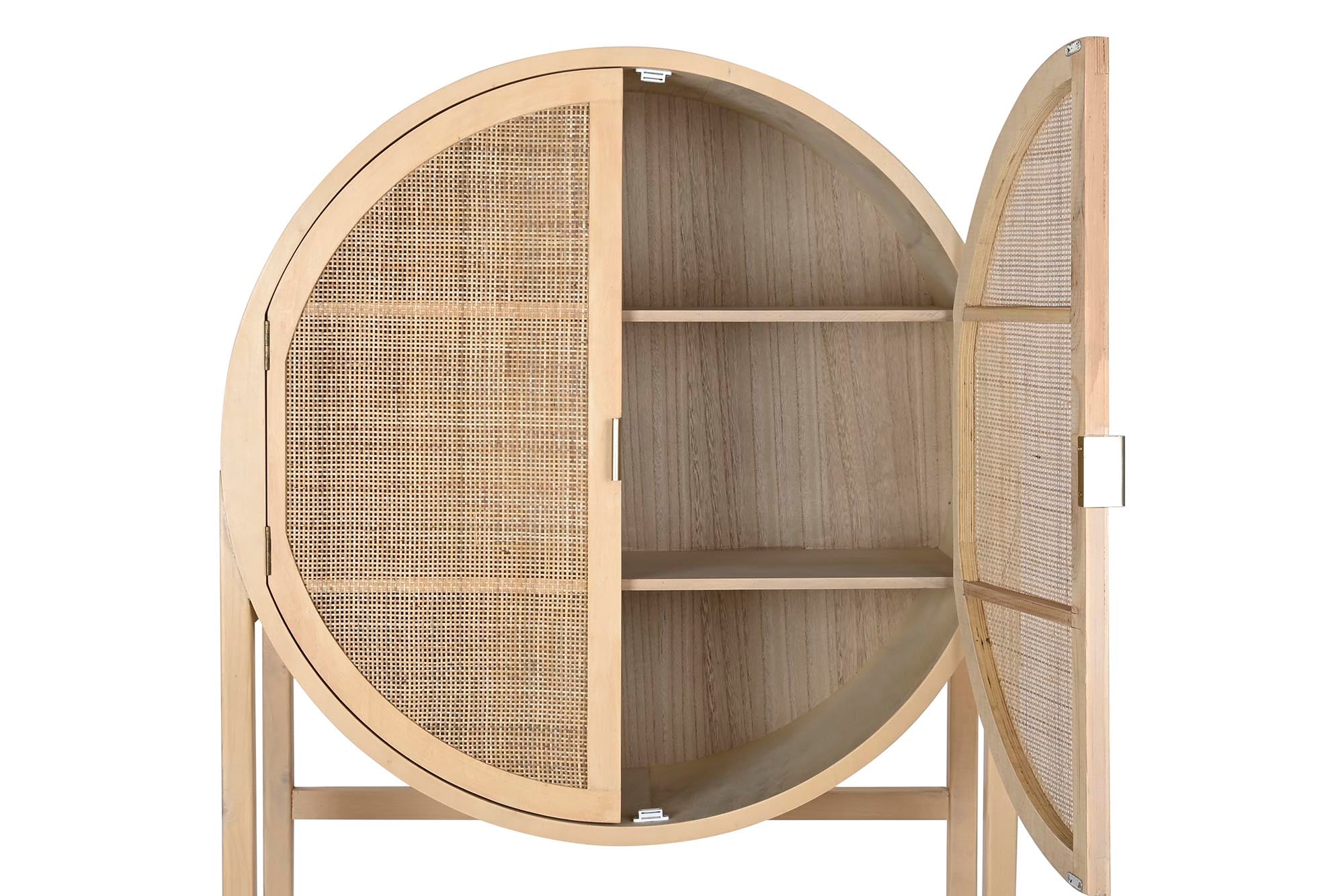 Aparador Paulownia Mdf 90X40X160 Natural