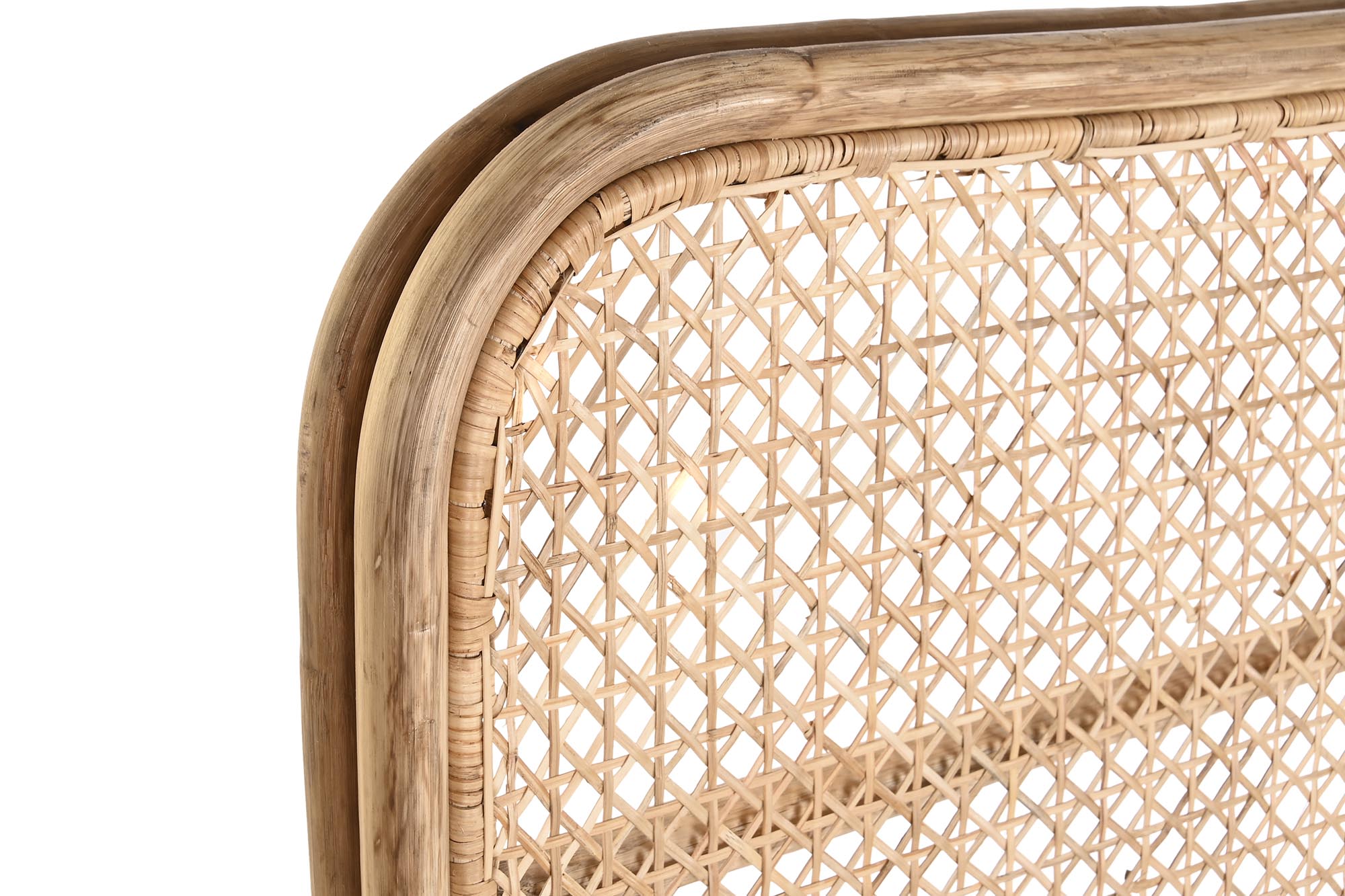 Rattan Bed Headboard 178X4X128 Natural Natural