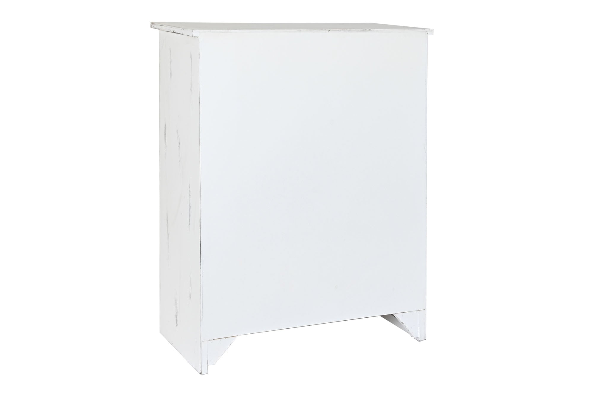 Cajonera Madera 78X38X102 Desgastado Blanco