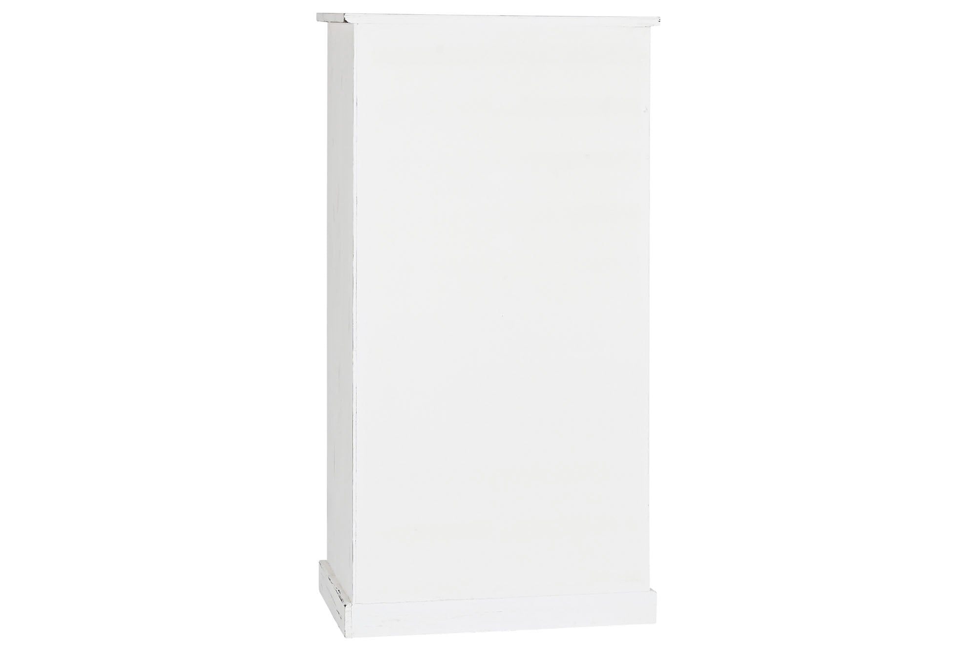 Cajonera Madera 69X38X130 Desgastado Blanco
